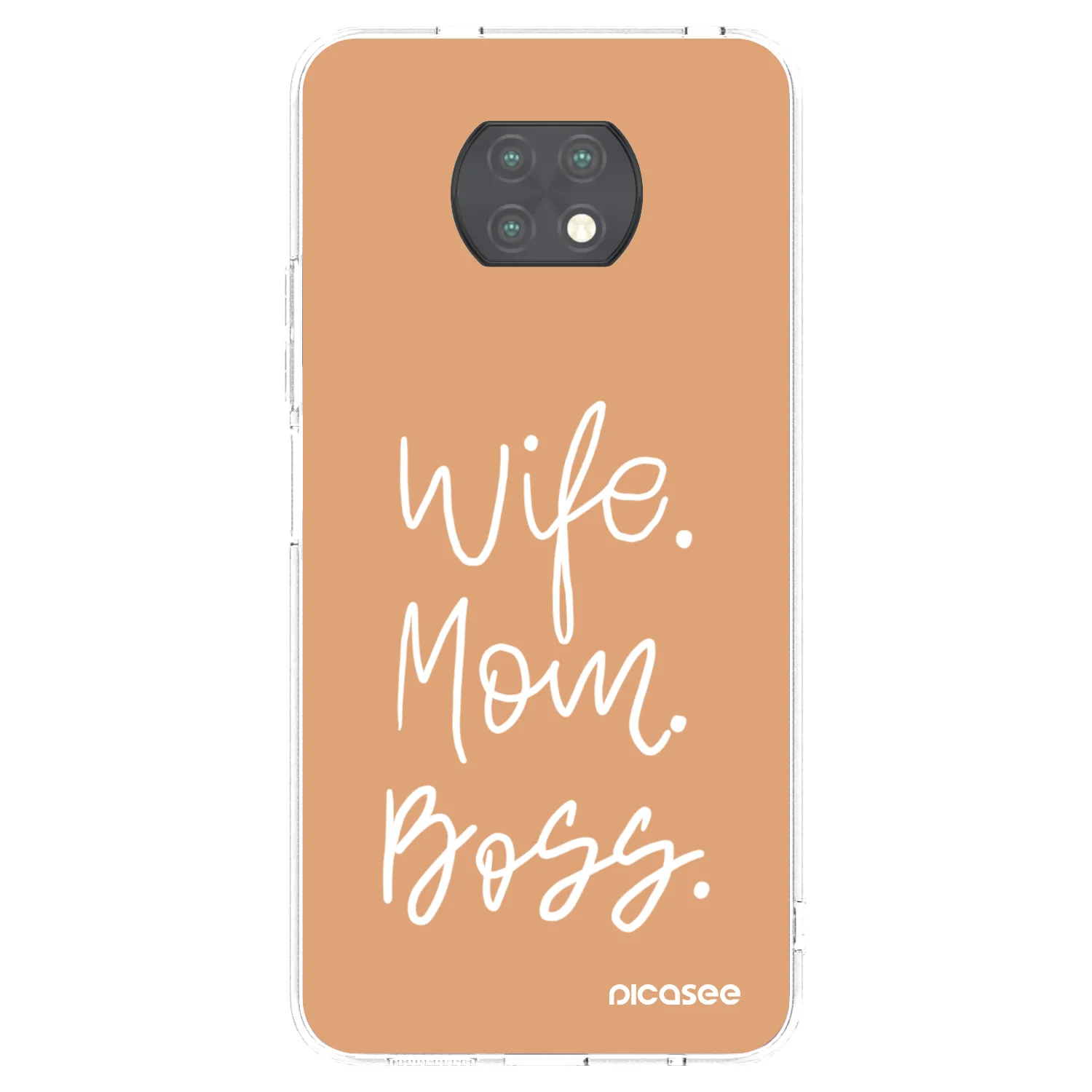 Silikónový prehľadný obal pre Xiaomi Redmi Note 9T - Boss Mama