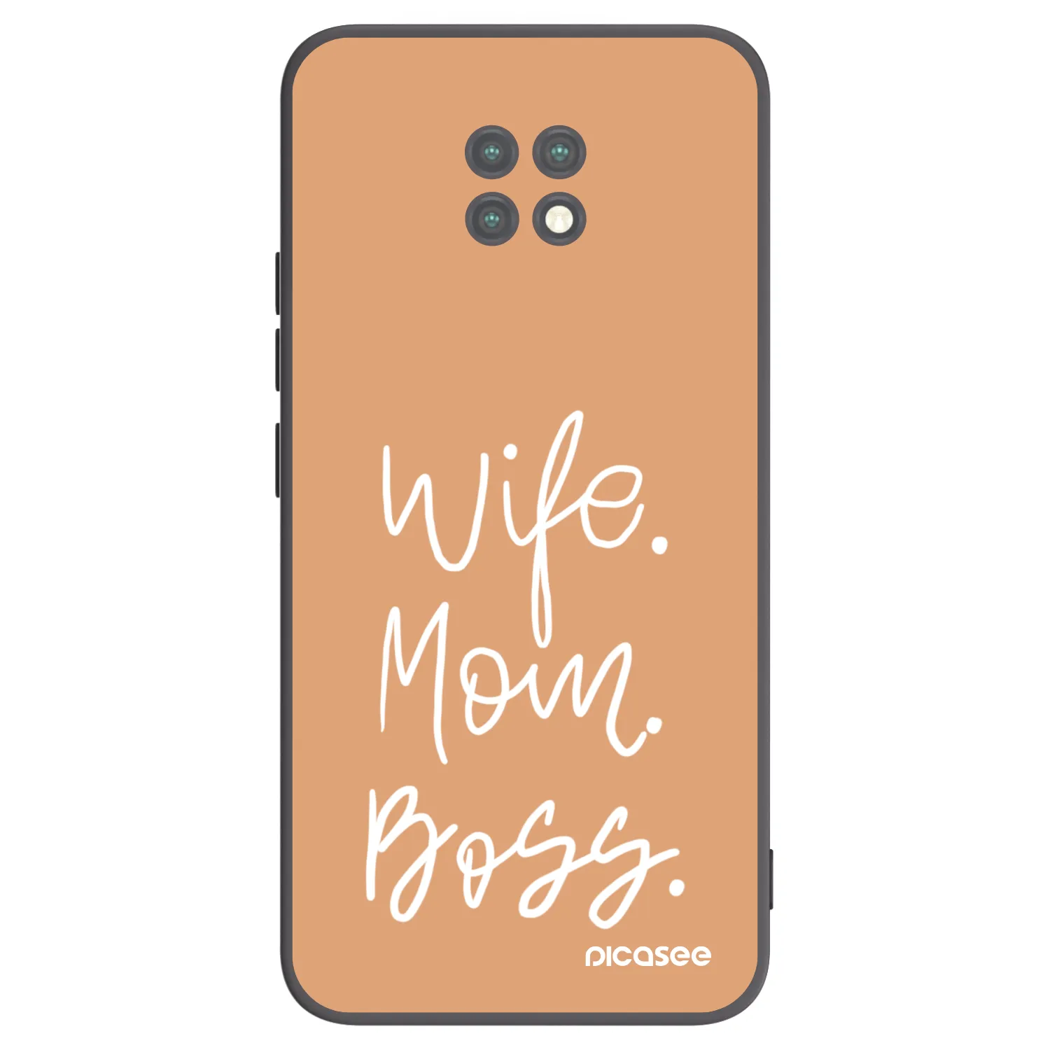 Picasee silikónový čierny obal pre Xiaomi Redmi Note 9T - Boss Mama