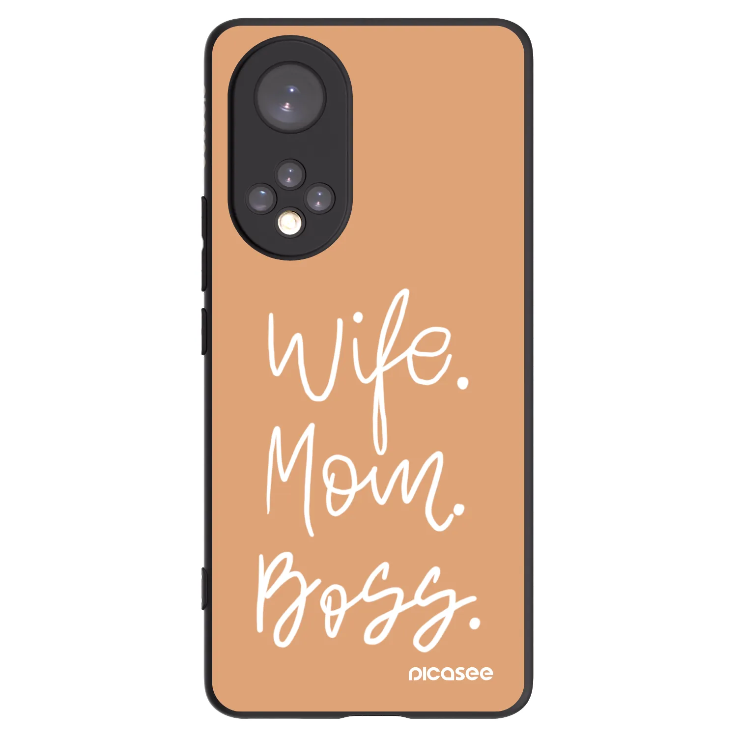 Picasee silikónový čierny obal pre Huawei Nova 9 - Boss Mama