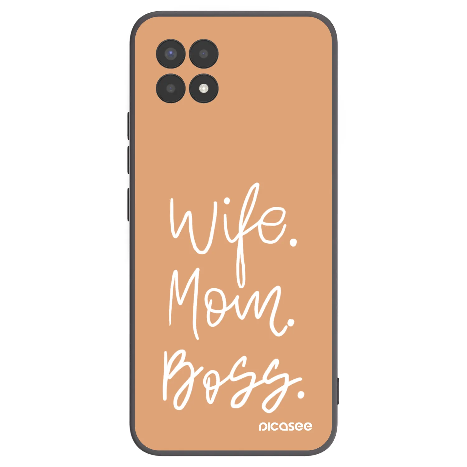 Picasee silikónový čierny obal pre Realme 8i - Boss Mama