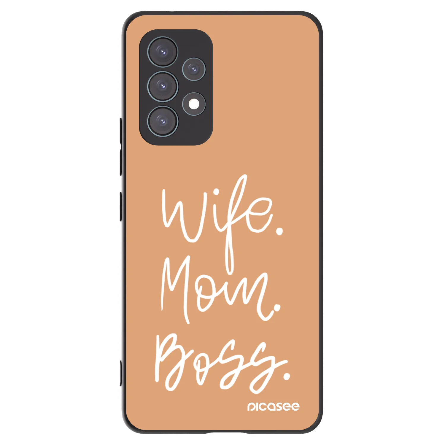 Picasee silikónový čierny obal pre Samsung Galaxy A53 5G A536 - Boss Mama