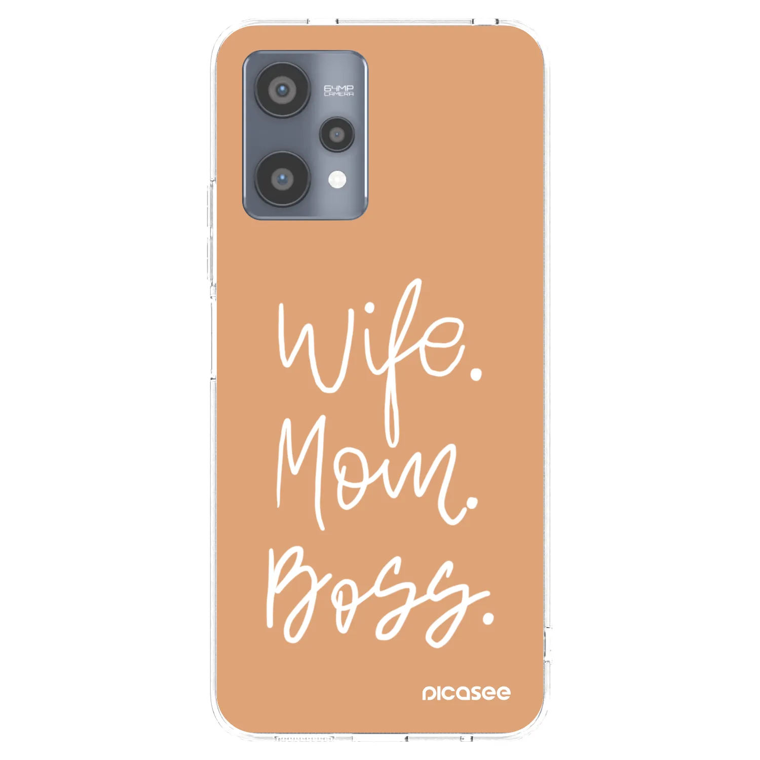 Picasee silikónový prehľadný obal pre Realme 9 Pro 5G - Boss Mama