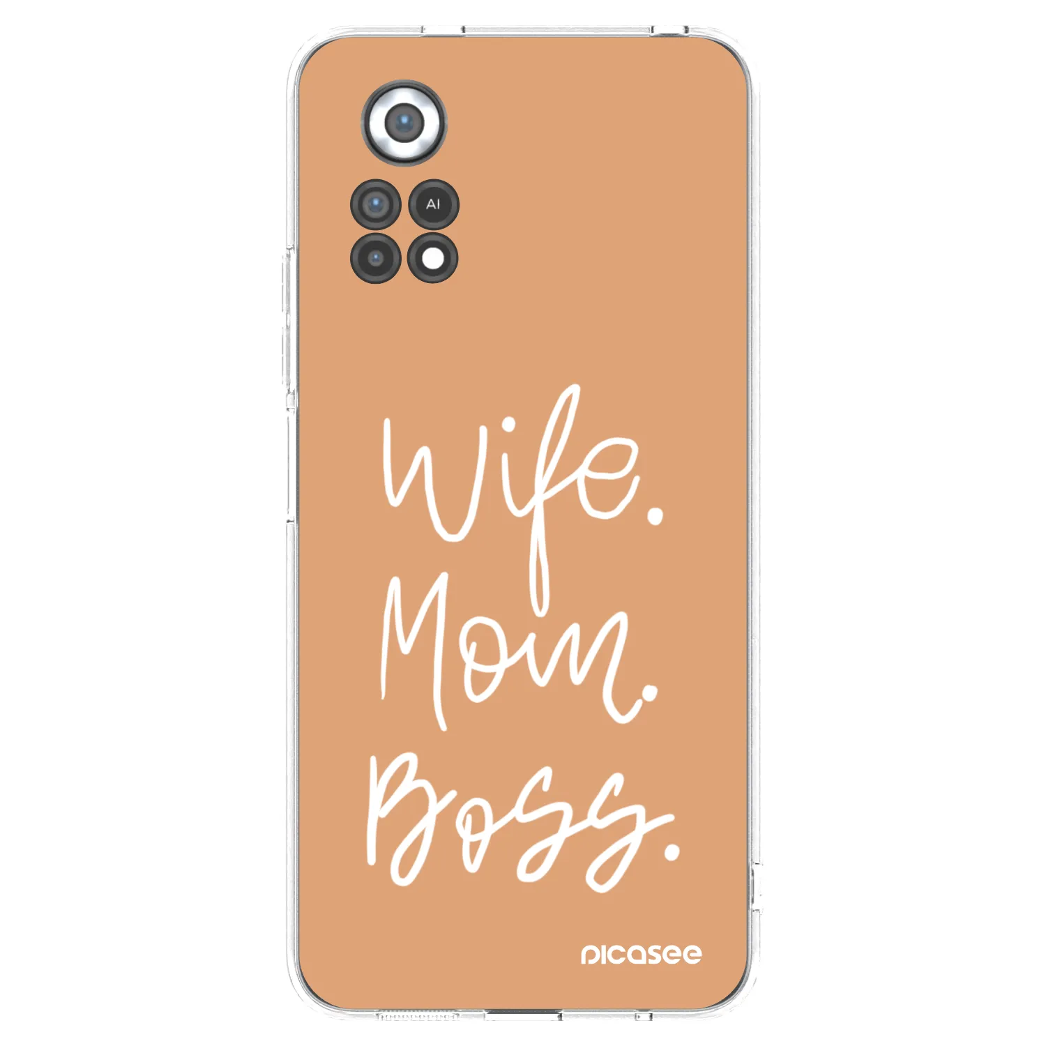 Picasee silikónový prehľadný obal pre Xiaomi Poco X4 Pro 5G - Boss Mama