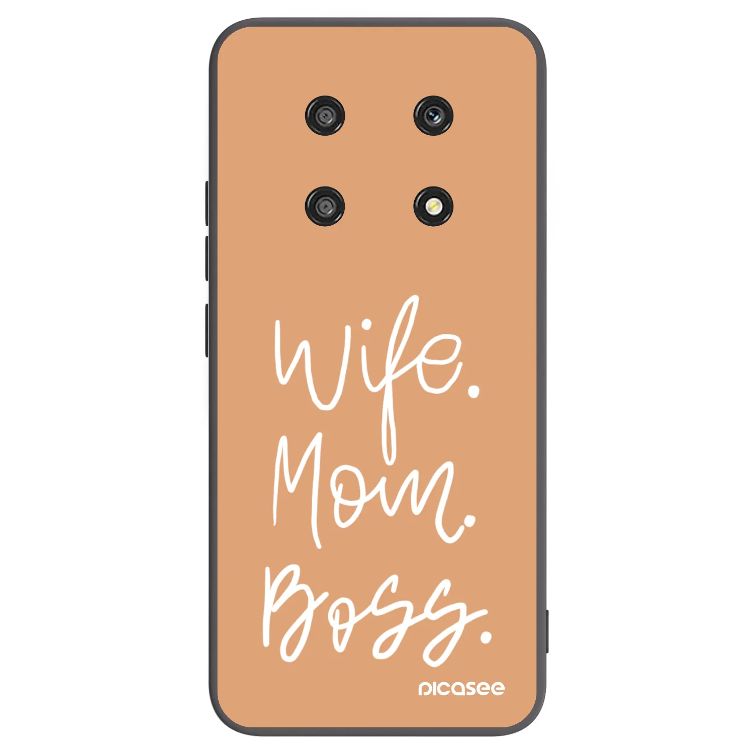 Picasee silikónový čierny obal pre Honor Magic4 Lite 5G - Boss Mama