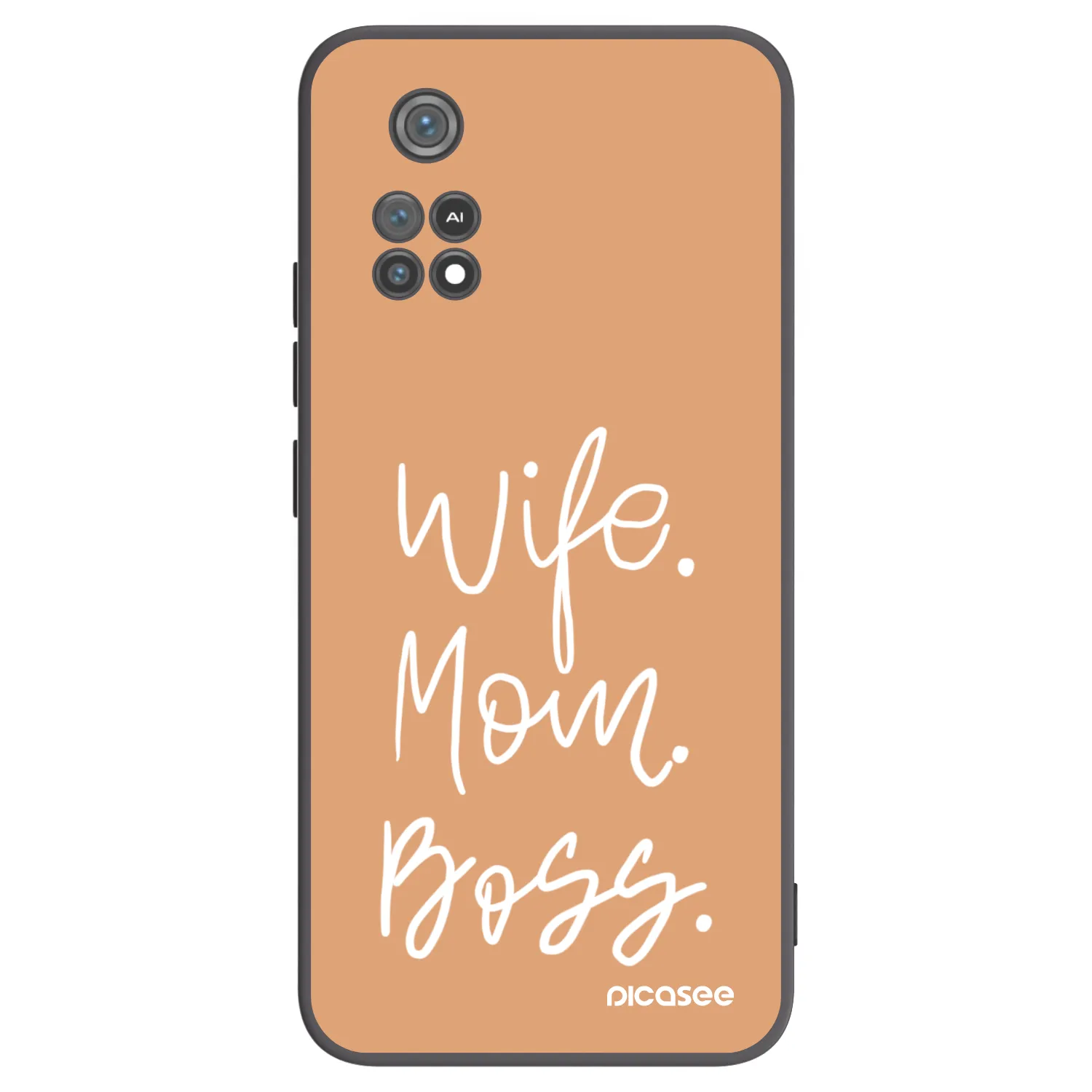 Picasee silikónový čierny obal pre Xiaomi Poco M4 Pro - Boss Mama