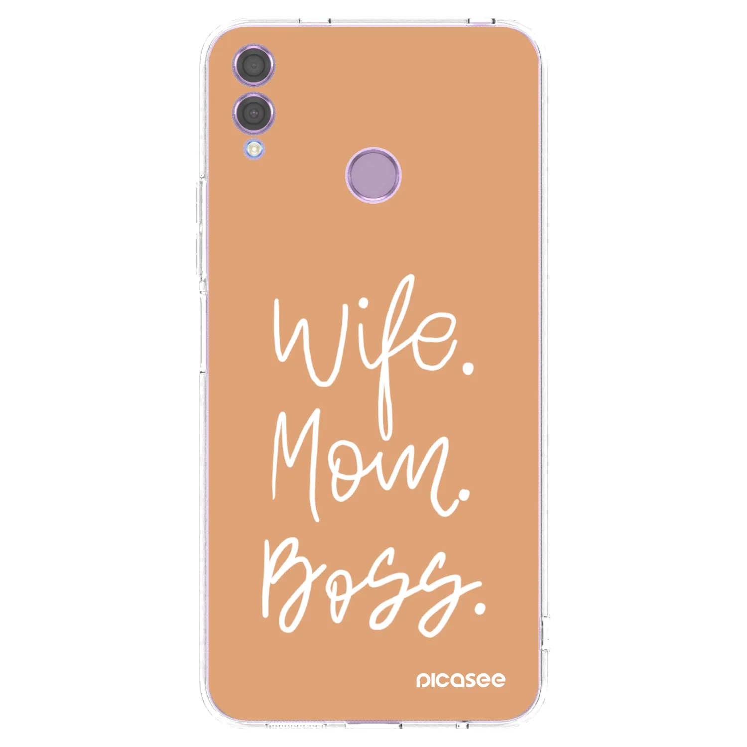 Silikónový prehľadný obal pre Honor 8X - Boss Mama