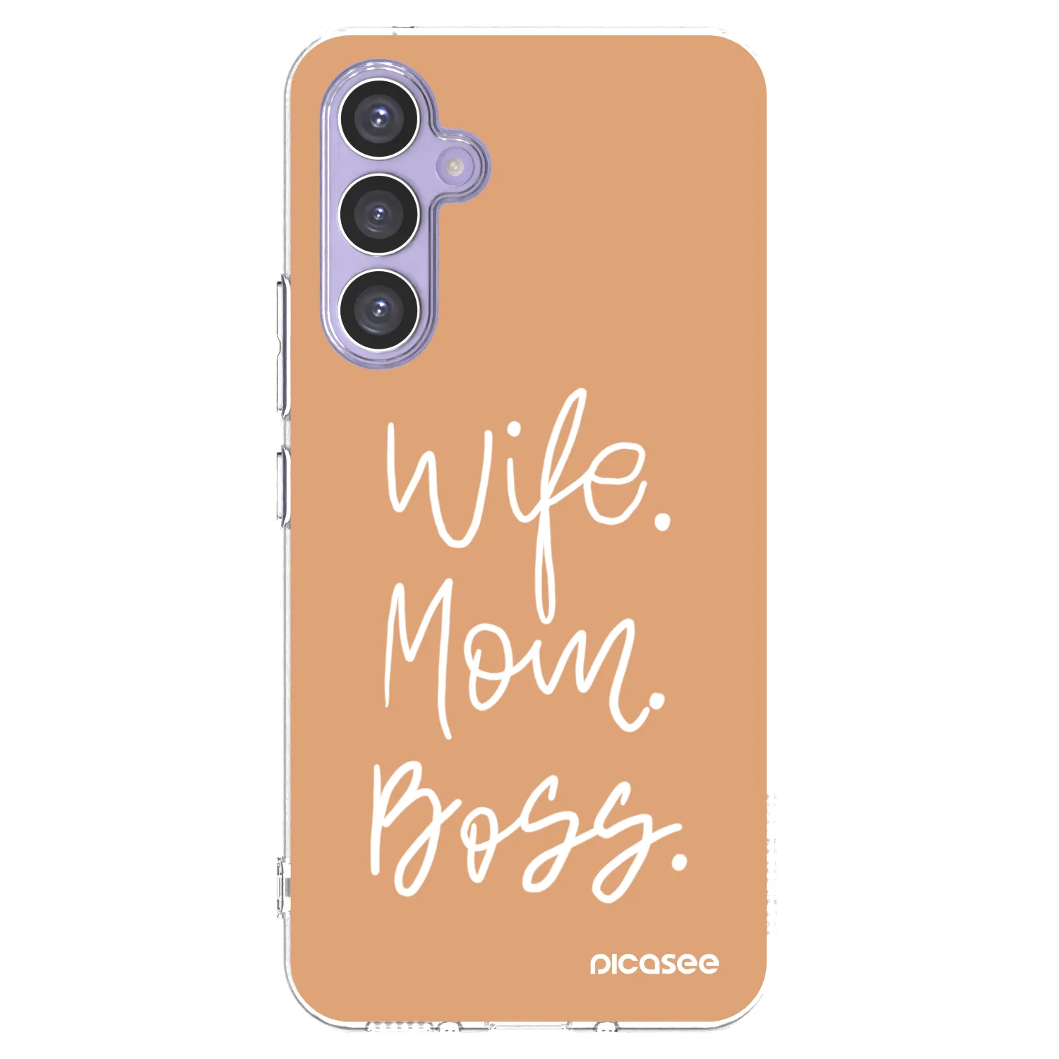 Picasee silikónový prehľadný obal pre Samsung Galaxy A54 5G A546B - Boss Mama