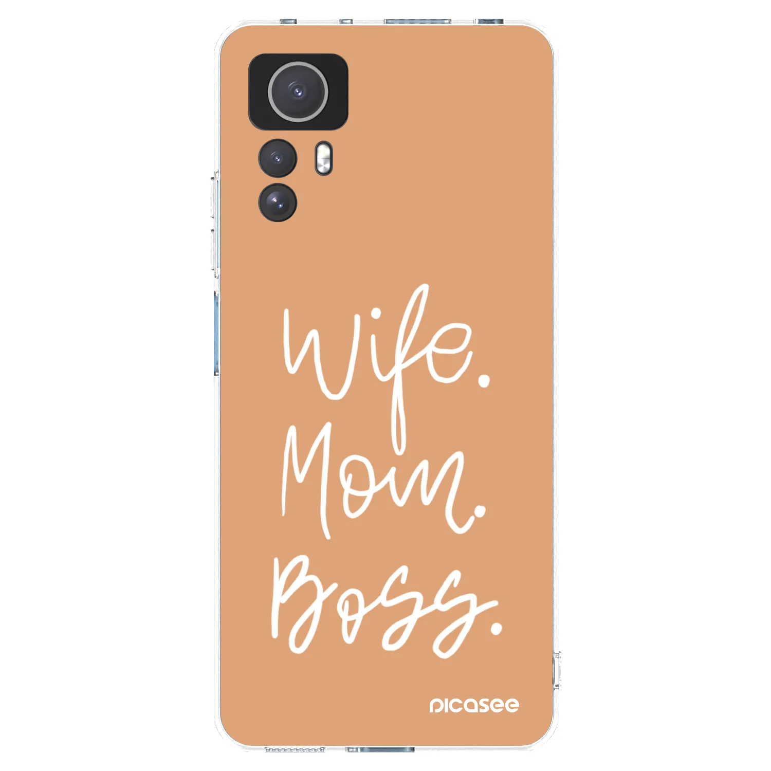 Picasee silikónový prehľadný obal pre Xiaomi Redmi Note 12S - Boss Mama