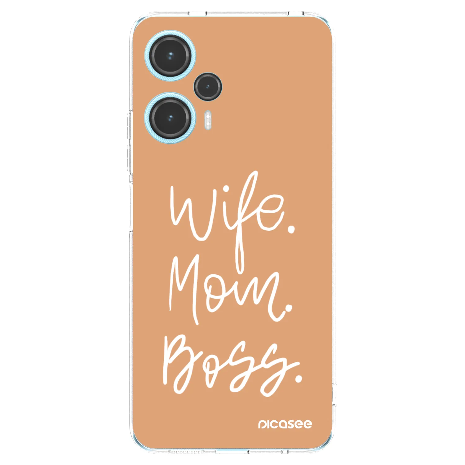 Picasee silikónový prehľadný obal pre Xiaomi Poco F5 - Boss Mama