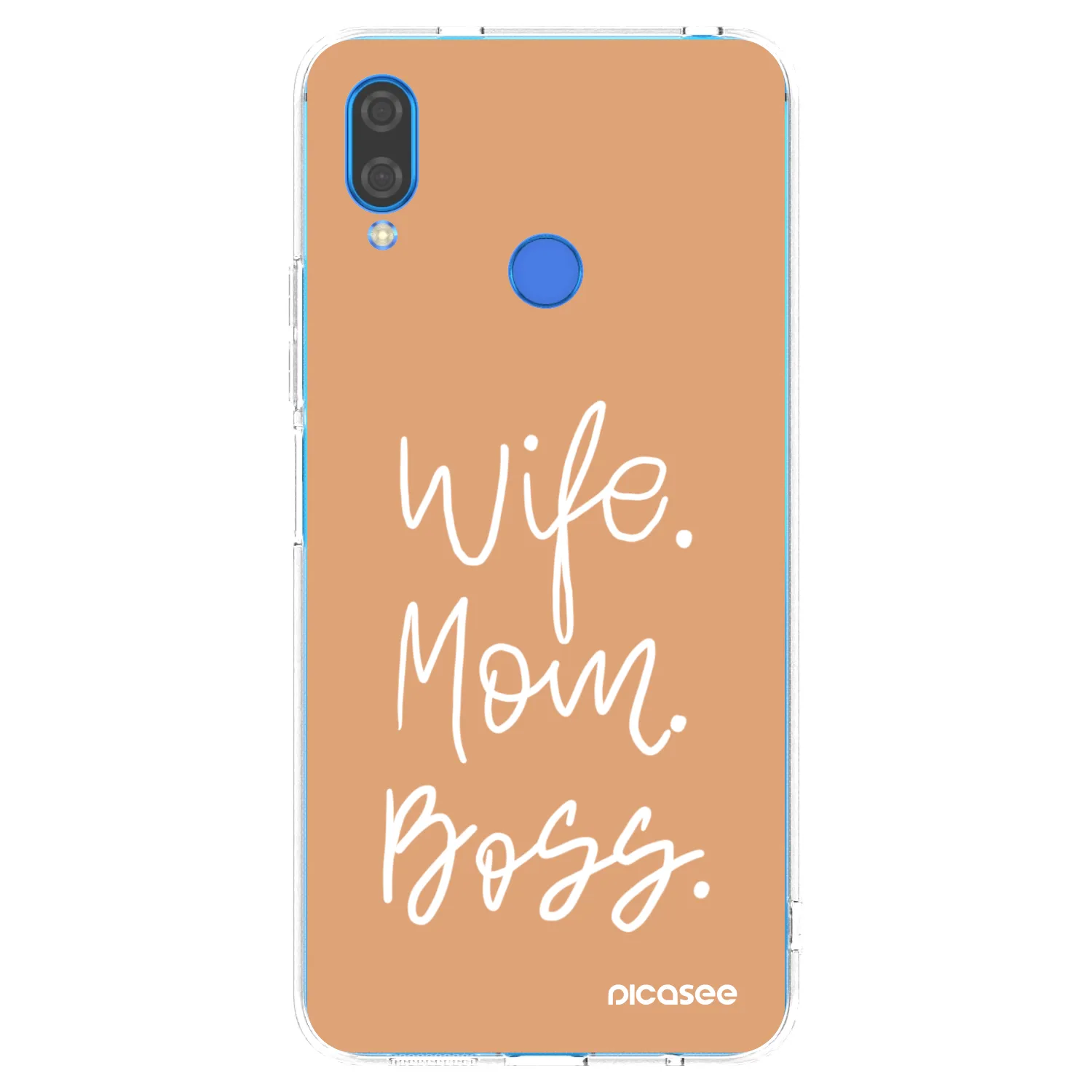 Picasee silikónový prehľadný obal pre Huawei Nova 3 - Boss Mama