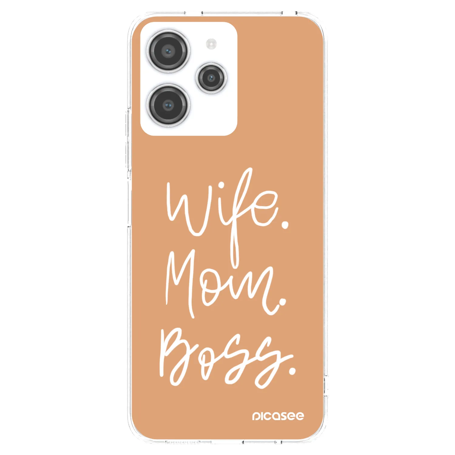 Picasee silikónový prehľadný obal pre Xiaomi Redmi 12 4G - Boss Mama