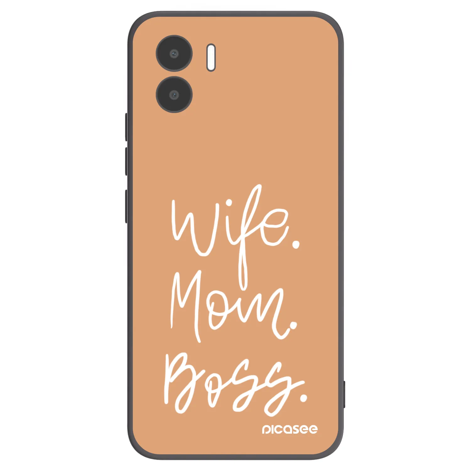 Picasee silikónový čierny obal pre Xiaomi Redmi A2 - Boss Mama