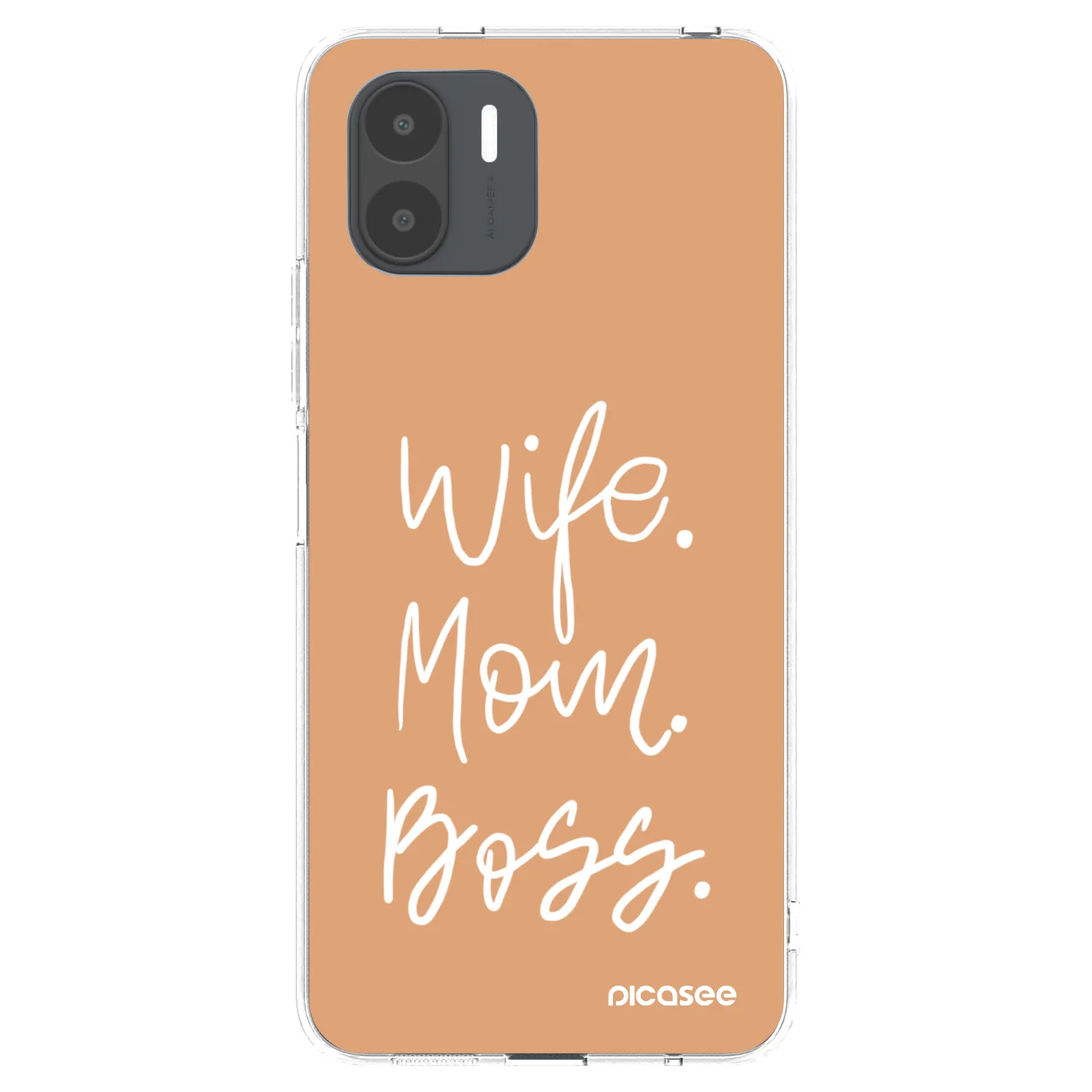 Picasee silikónový prehľadný obal pre Xiaomi Redmi A2 - Boss Mama