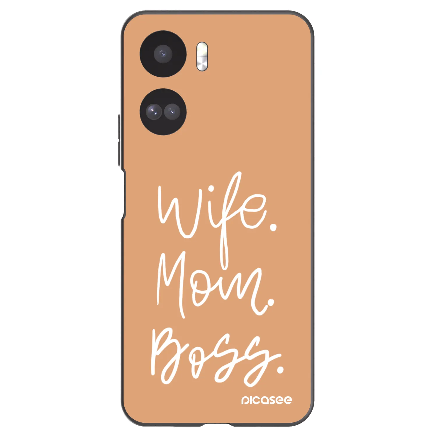 Picasee silikónový čierny obal pre Honor 90 Lite 5G - Boss Mama