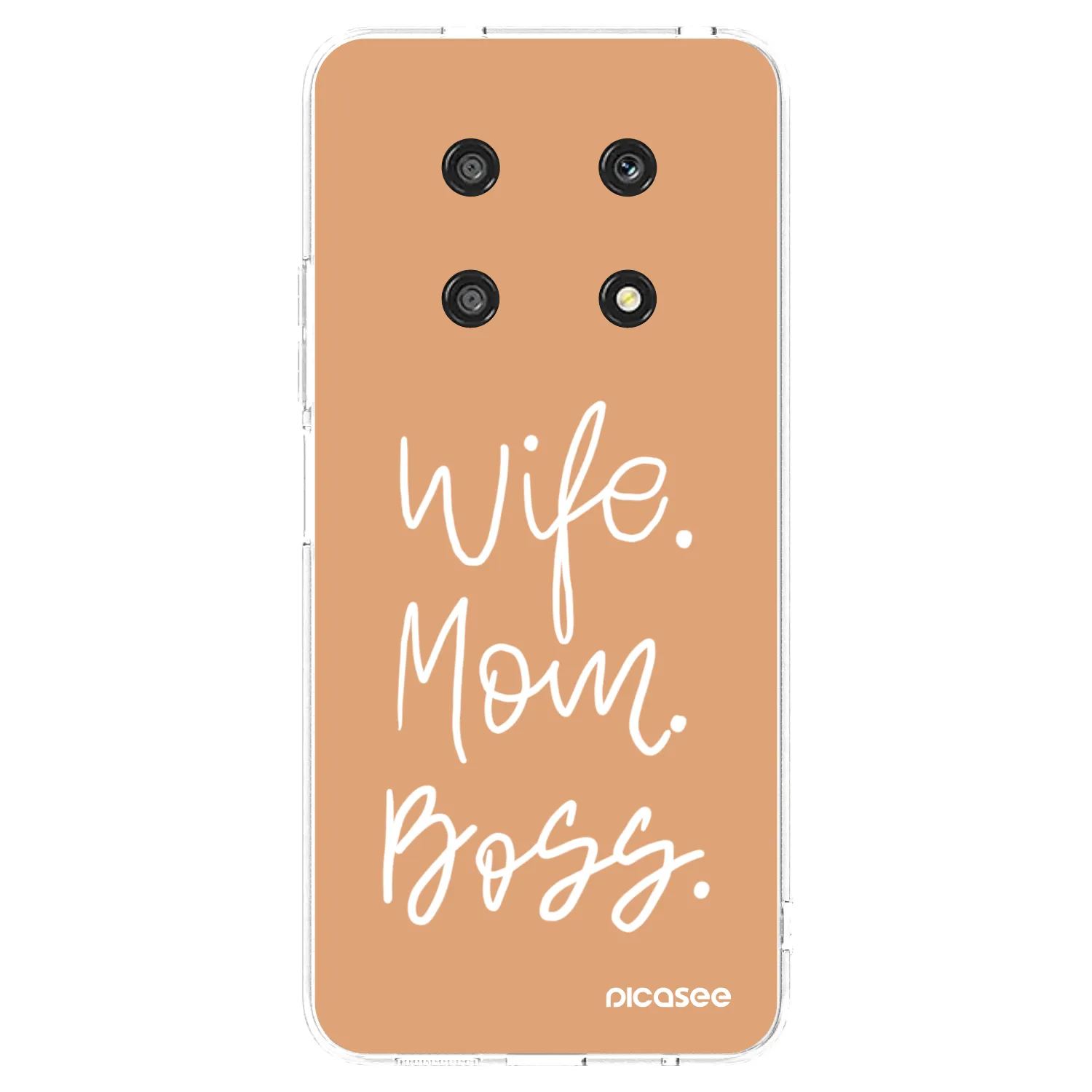 Picasee silikónový prehľadný obal pre Honor Magic4 Lite 5G - Boss Mama