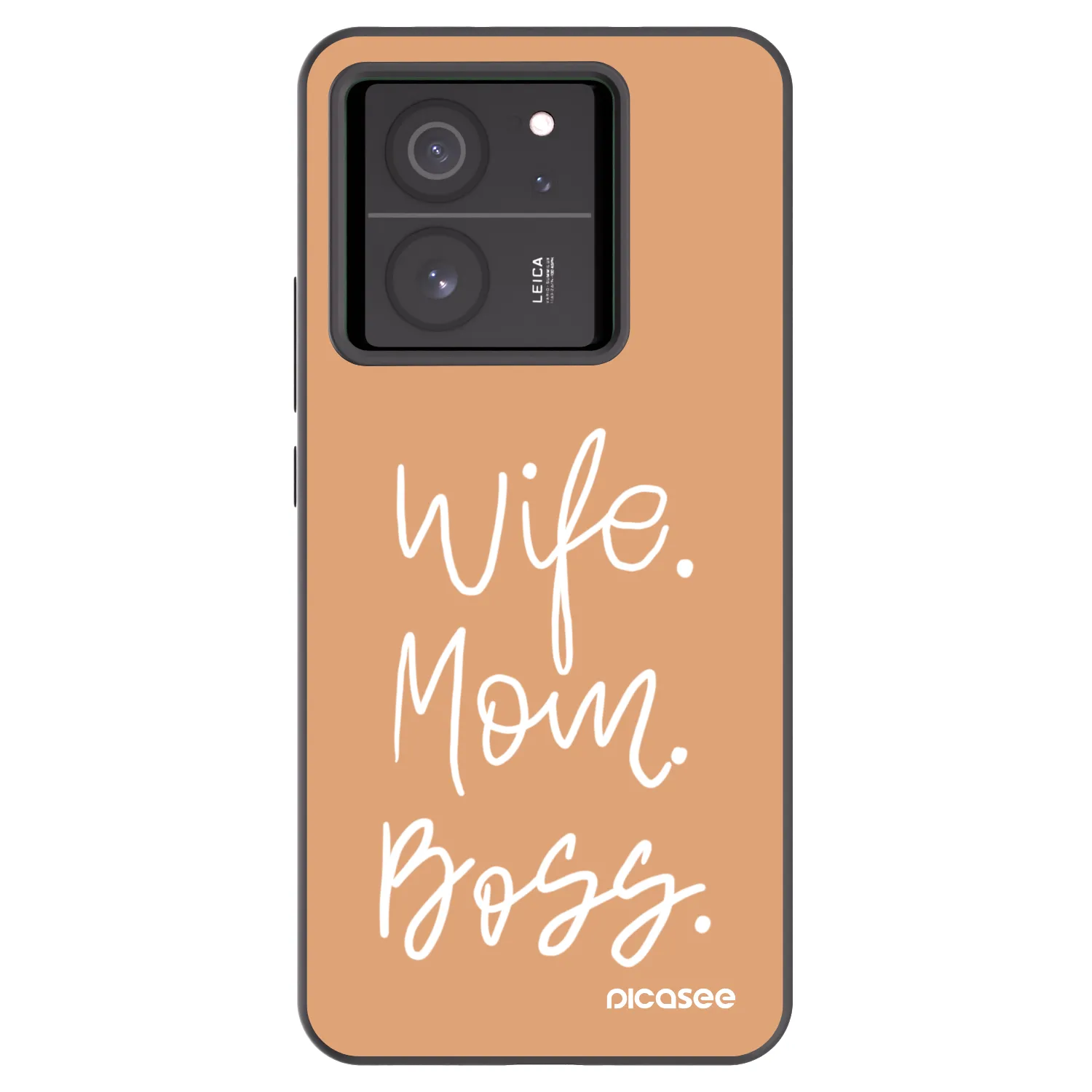 Picasee silikónový čierny obal pre Xiaomi 13T - Boss Mama
