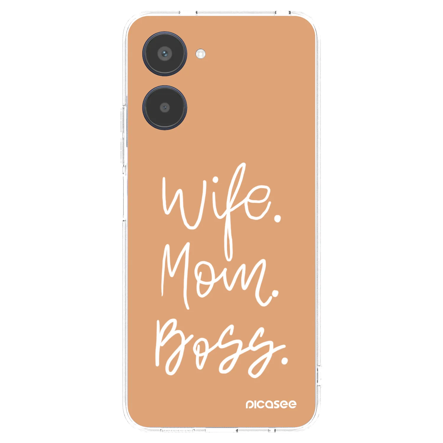 Picasee silikónový prehľadný obal pre Realme 10 4G - Boss Mama