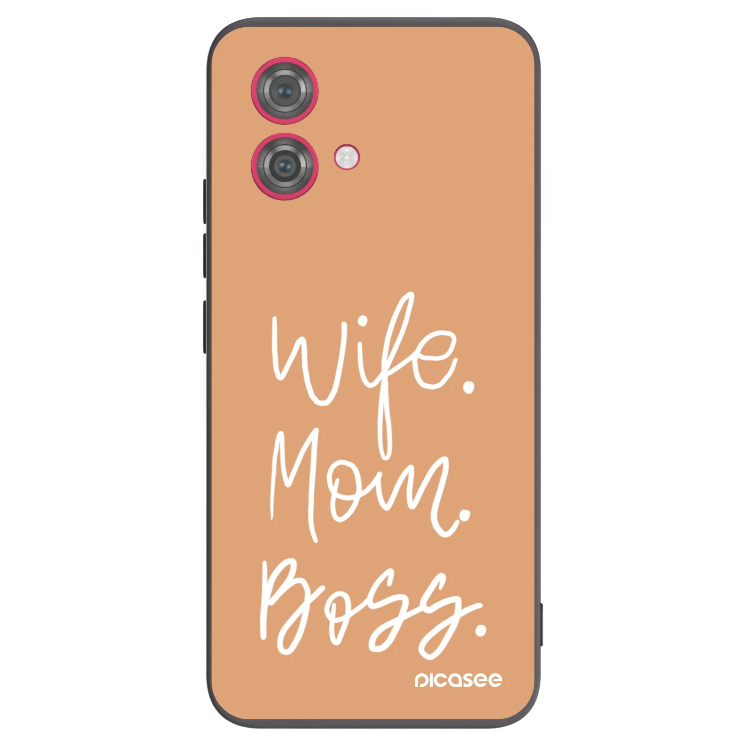 Silikónový čierny obal pre Motorola Moto G84 5G - Boss Mama