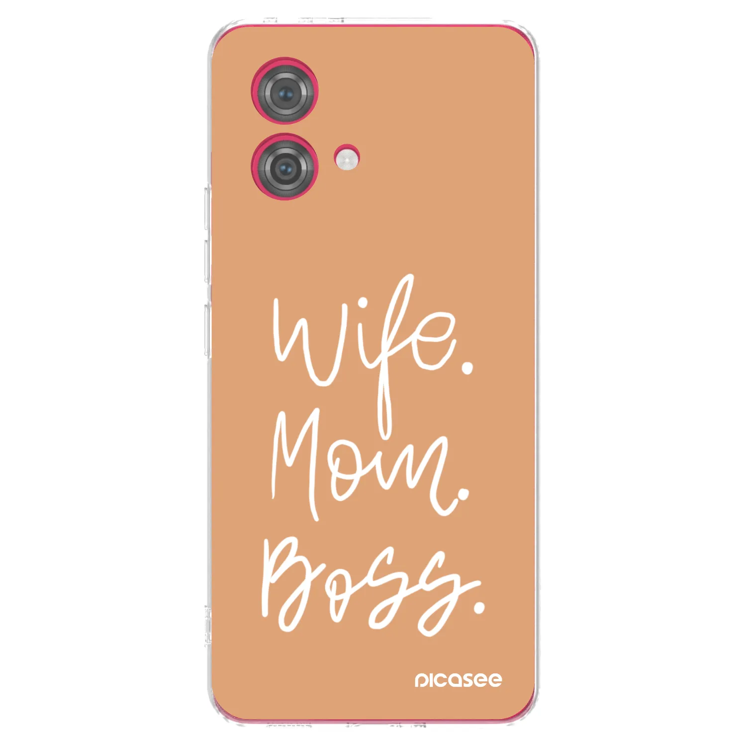 Silikónový prehľadný obal pre Motorola Moto G84 5G - Boss Mama