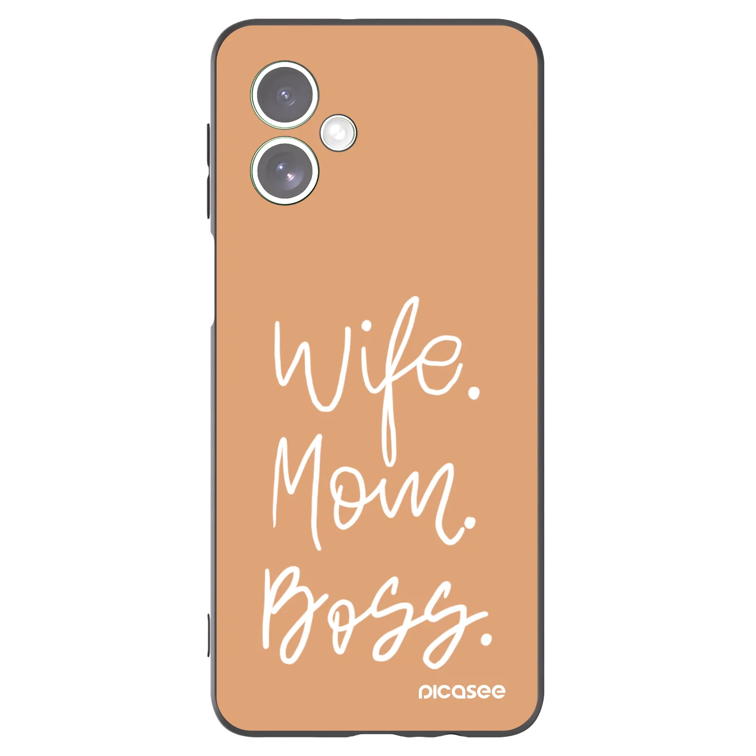 Silikónový čierny obal pre Motorola Moto G54 5G - Boss Mama