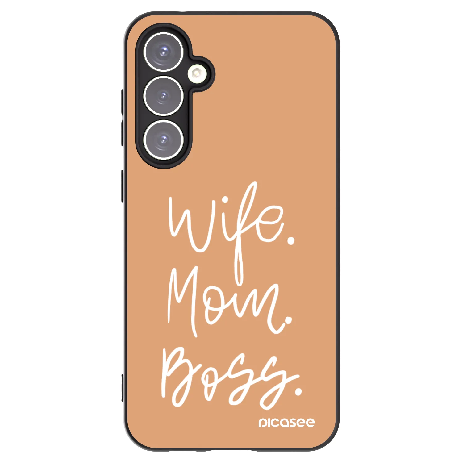 Picasee silikónový čierny obal pre Samsung Galaxy S23 FE S711B - Boss Mama