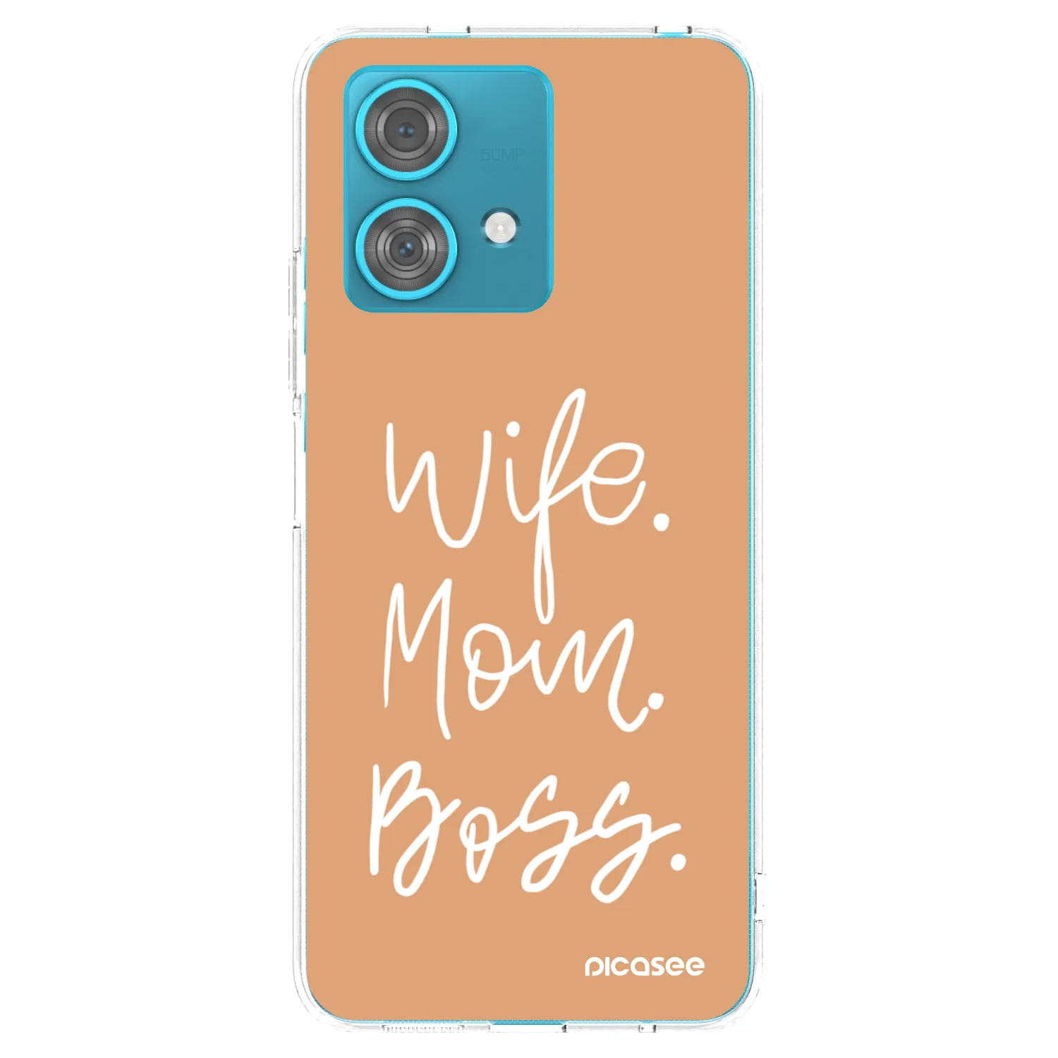 Silikónový prehľadný obal pre Motorola Edge 40 Neo - Boss Mama