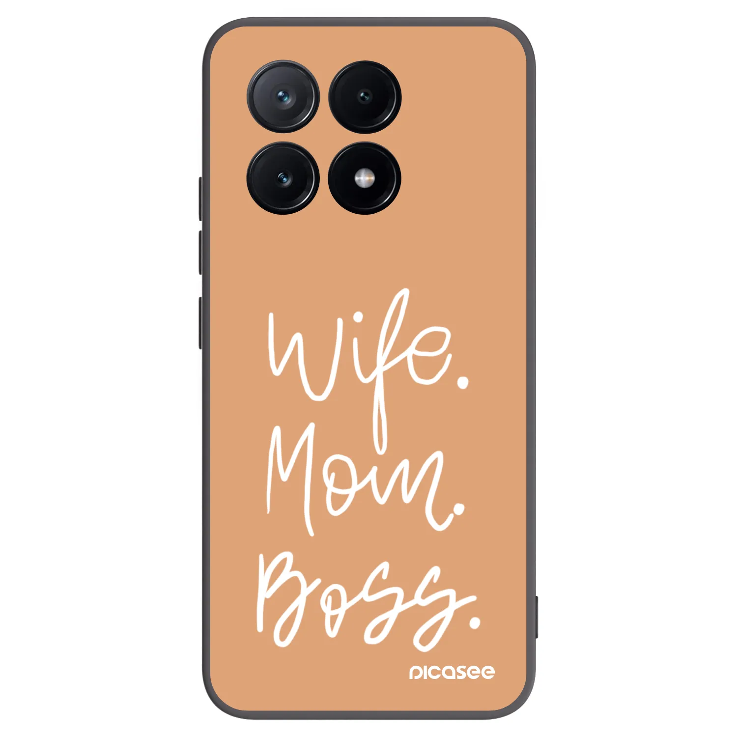 Picasee silikónový čierny obal pre Xiaomi Poco X6 Pro - Boss Mama