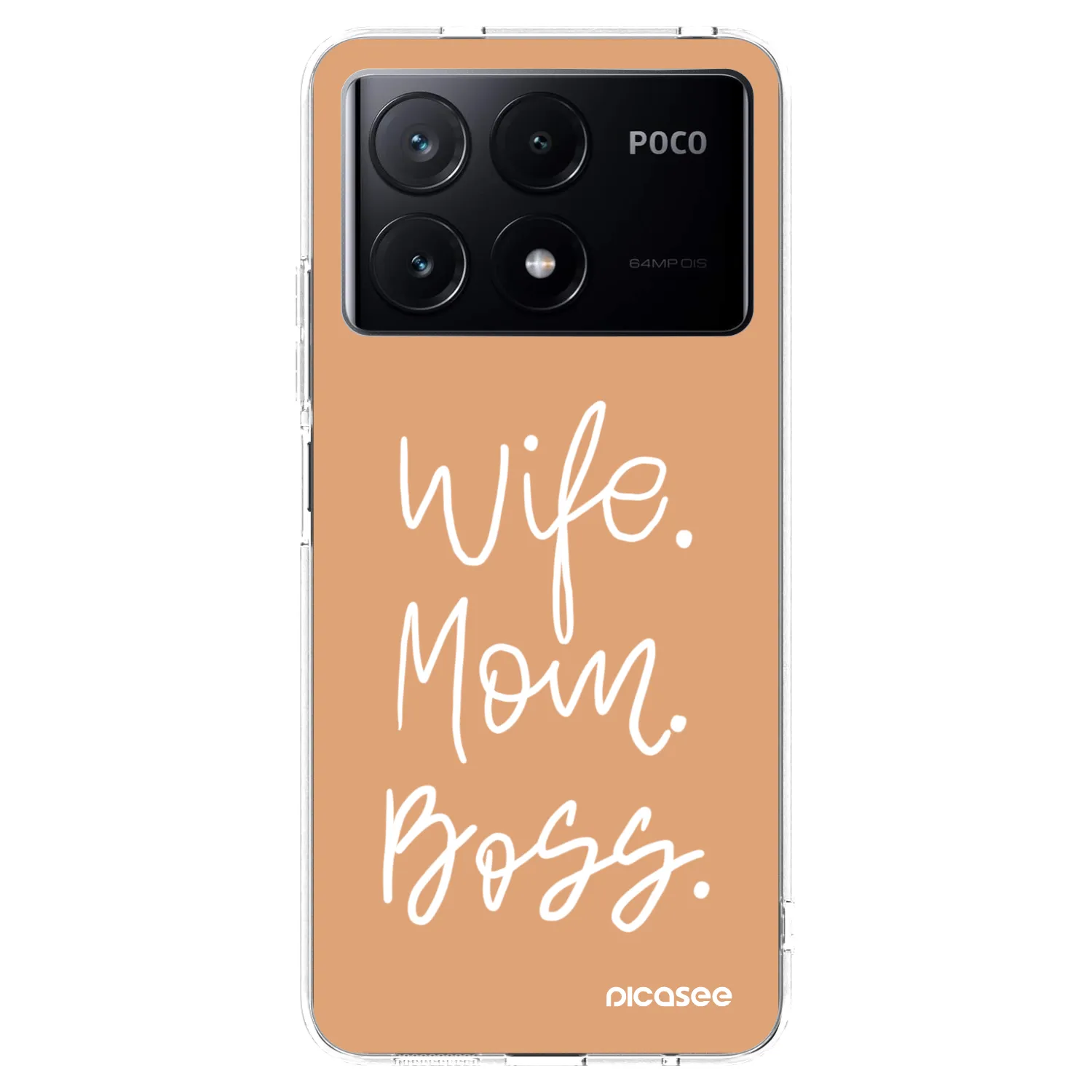 Picasee silikónový prehľadný obal pre Xiaomi Poco X6 Pro - Boss Mama