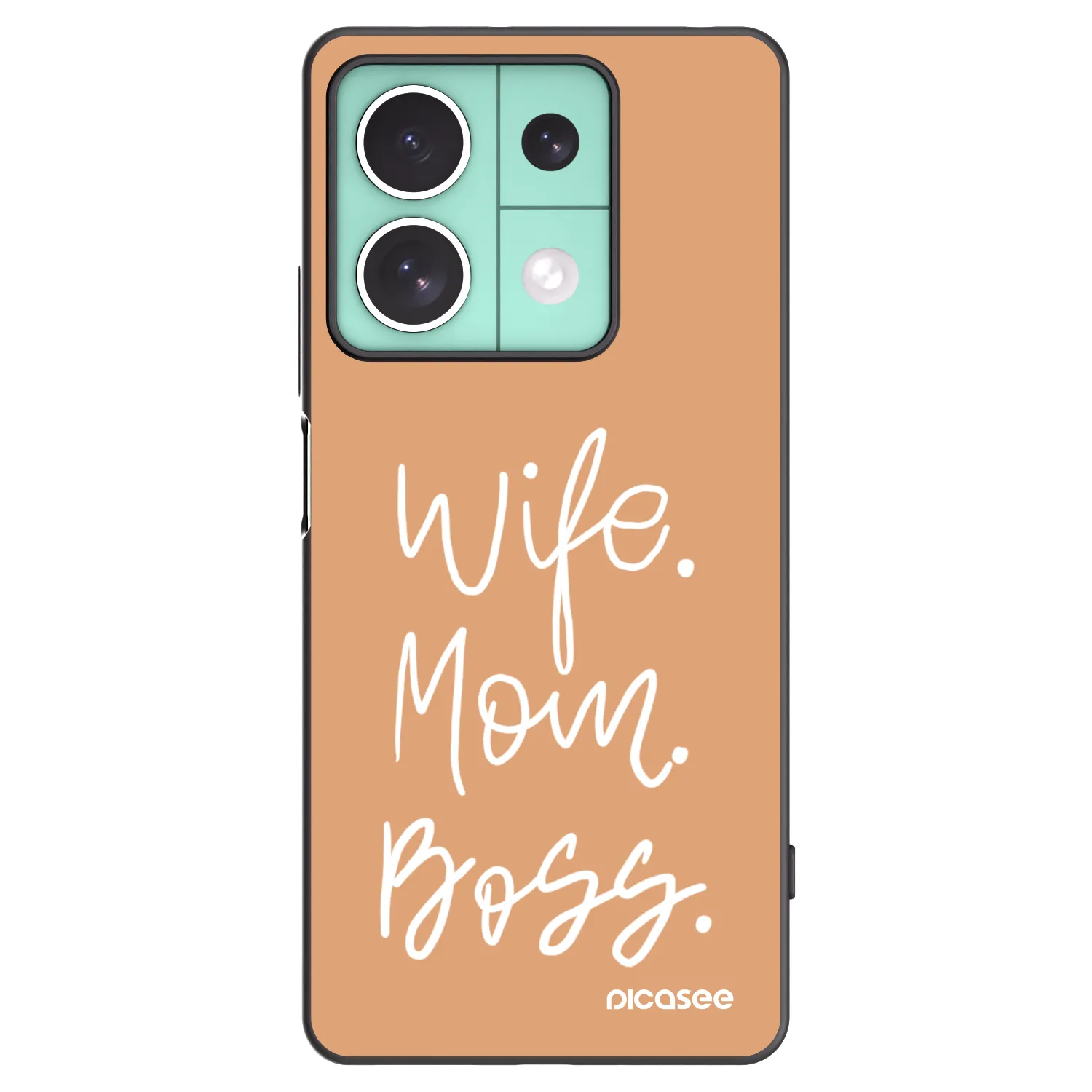 Picasee silikónový čierny obal pre Xiaomi Redmi Note 13 5G - Boss Mama