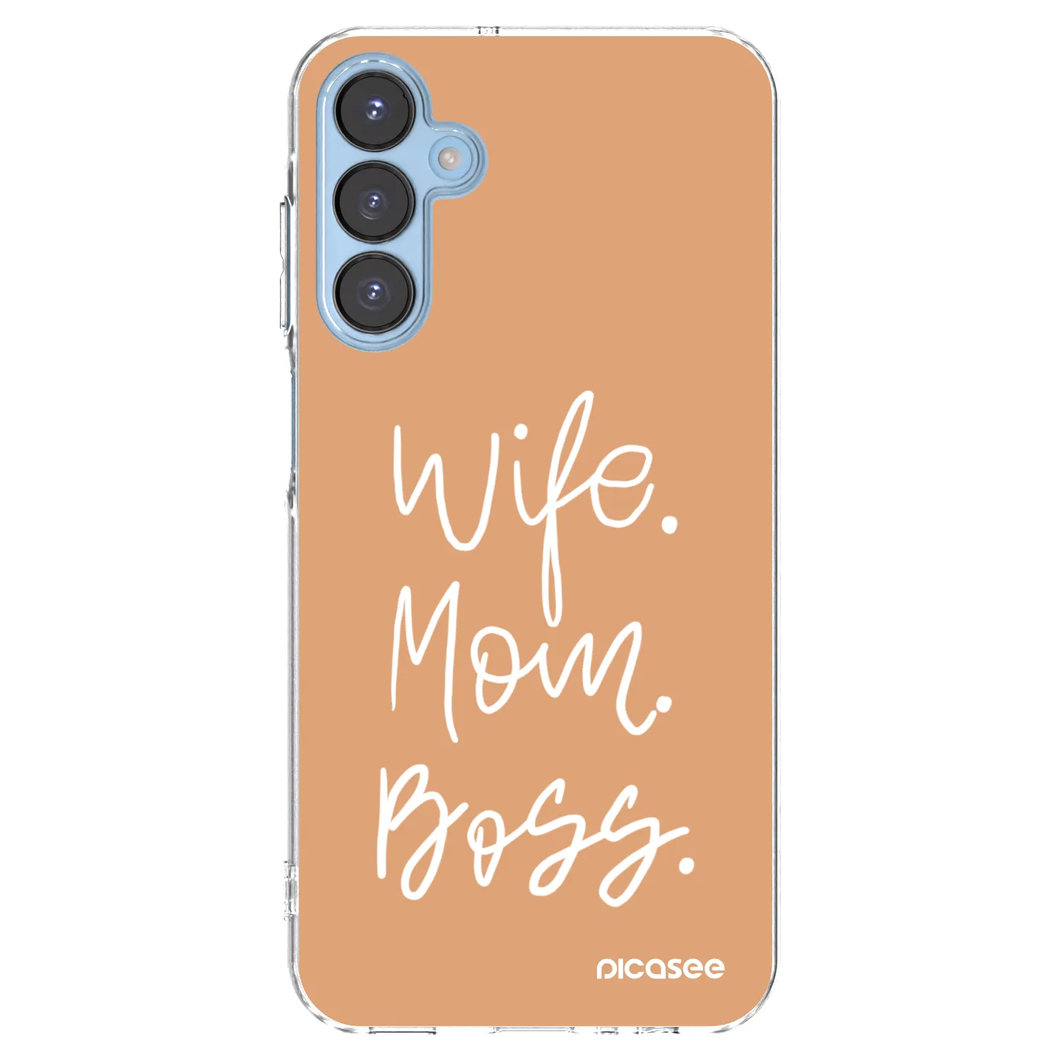 Picasee silikónový prehľadný obal pre Samsung Galaxy A15 A156B 5G - Boss Mama