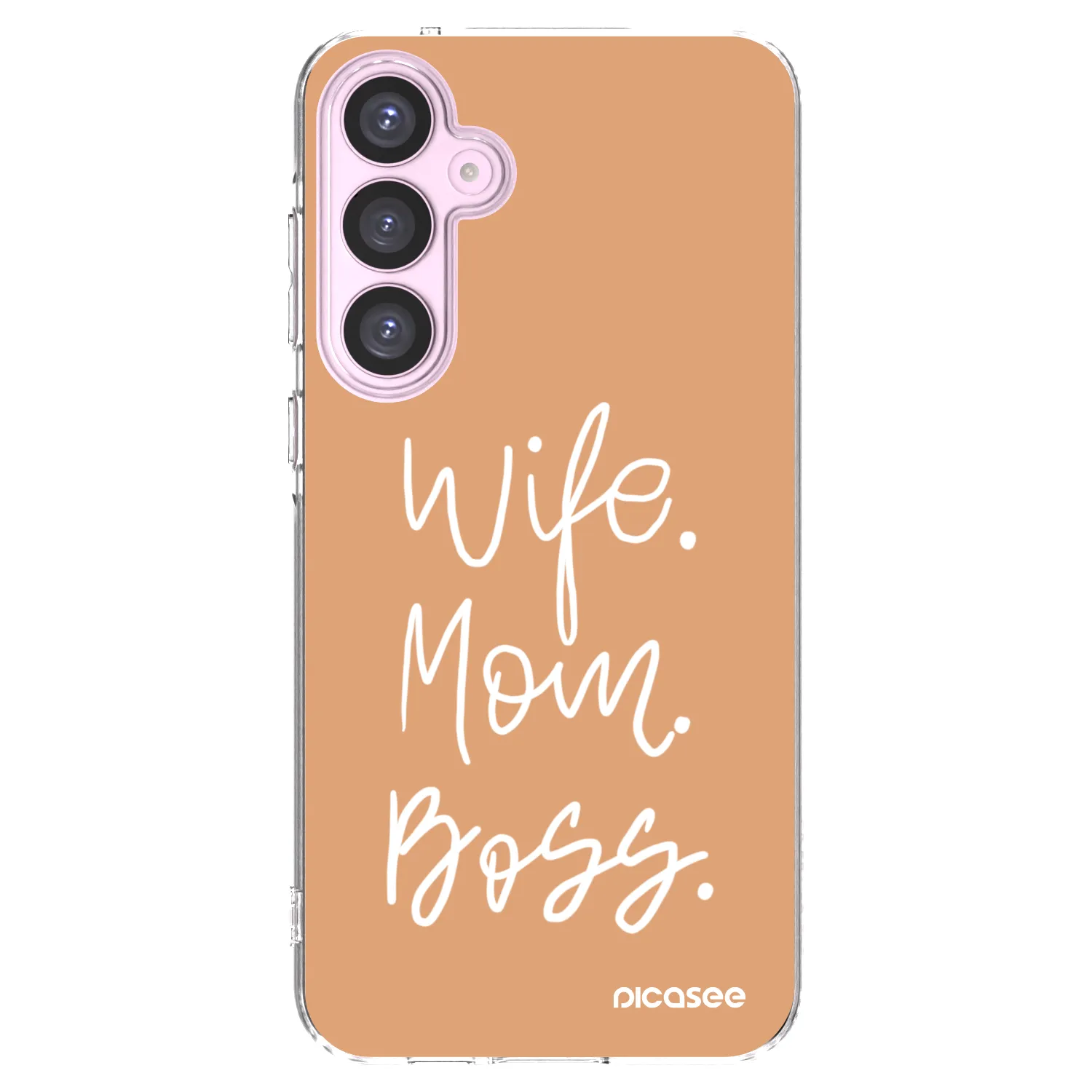 Picasee silikónový prehľadný obal pre Samsung Galaxy A55 5G A556B - Boss Mama