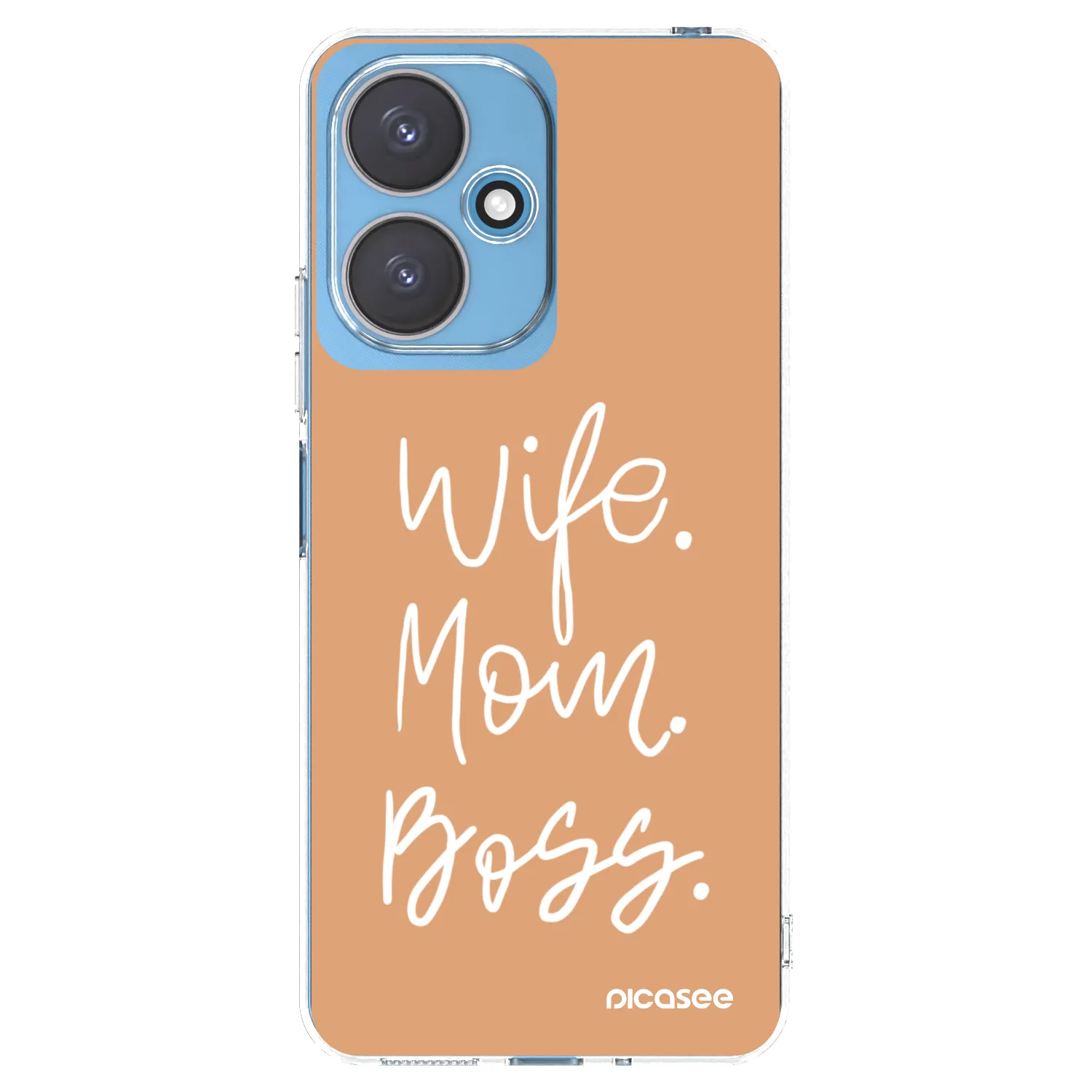 Picasee silikónový prehľadný obal pre Xiaomi Redmi 13C 5G - Boss Mama