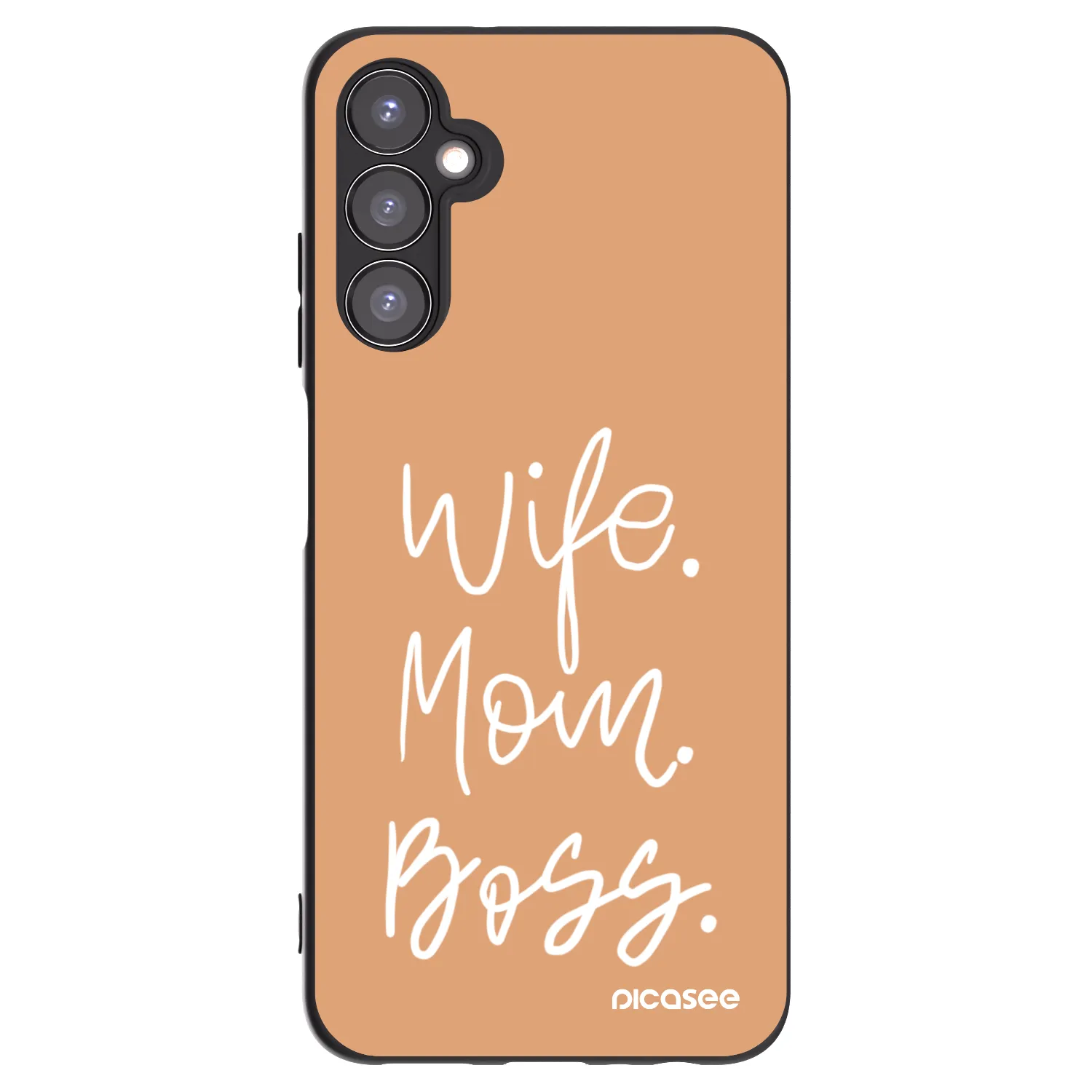 Picasee silikónový čierny obal pre Samsung Galaxy A05s A057G - Boss Mama