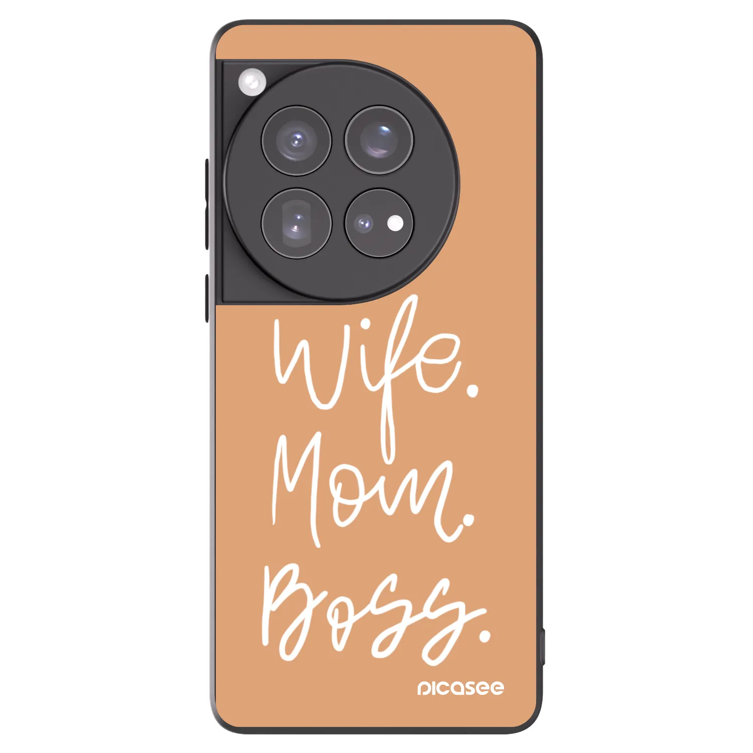 Silikónový čierny obal pre OnePlus 12 5G - Boss Mama