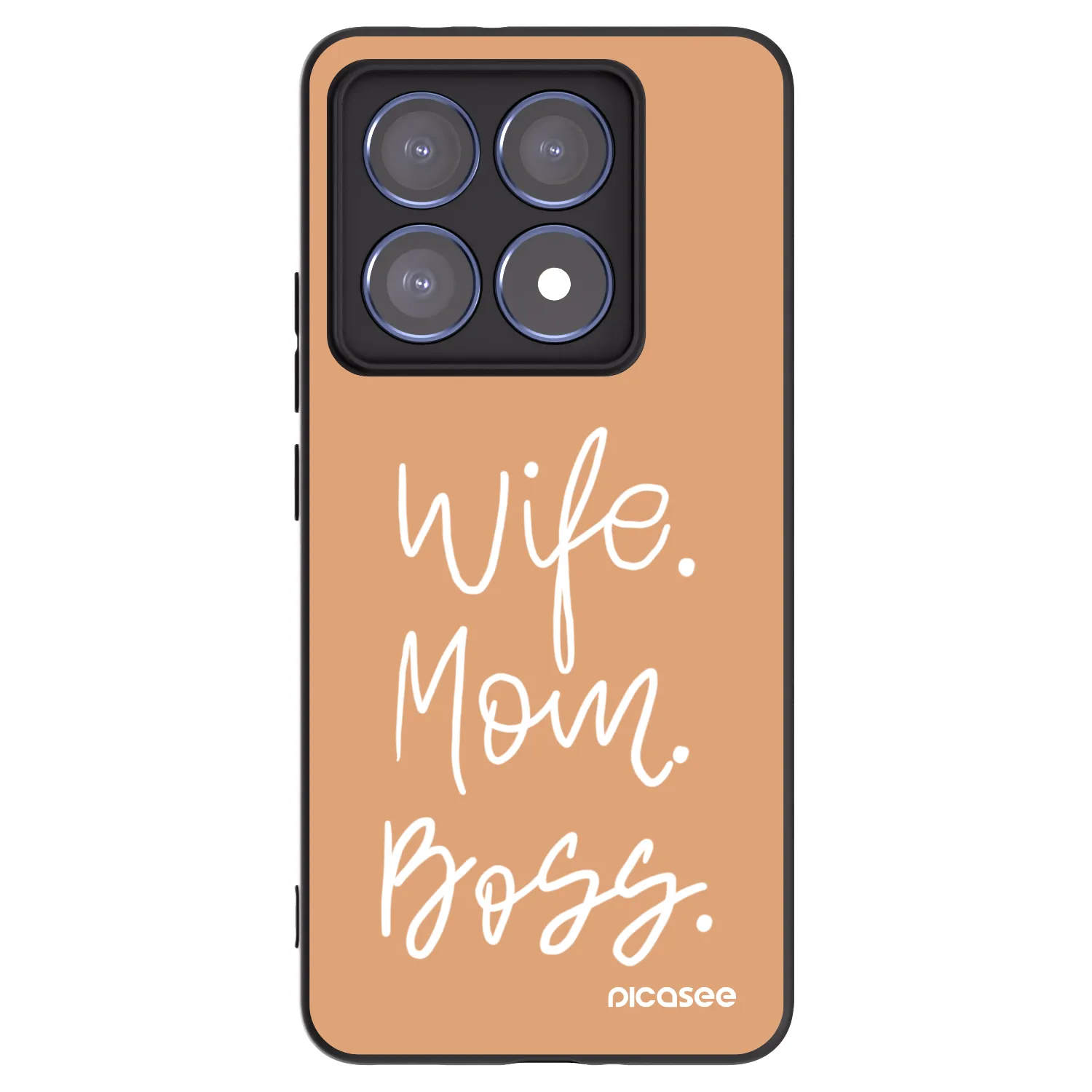 Picasee silikónový čierny obal pre Xiaomi 14T Pro - Boss Mama