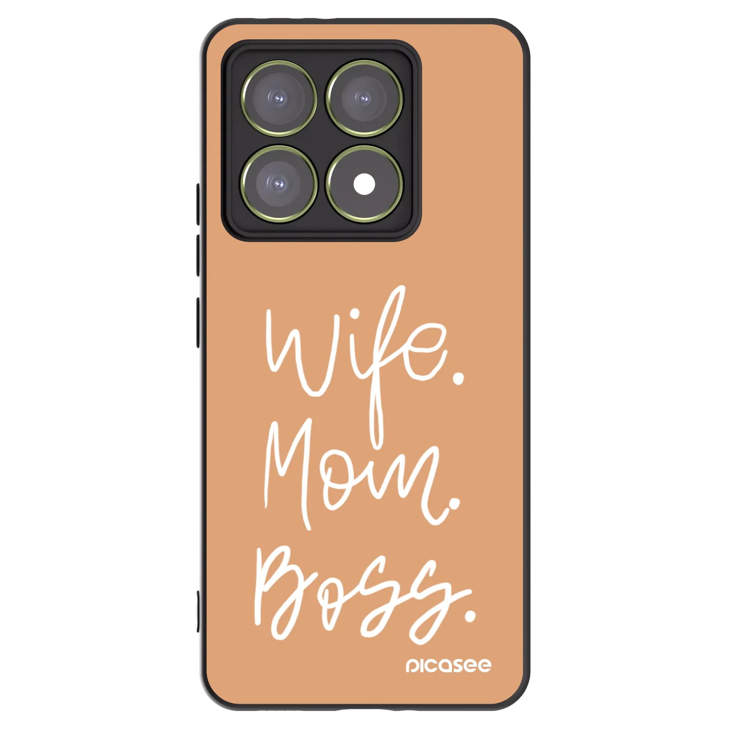 Picasee silikónový čierny obal pre Xiaomi 14T - Boss Mama