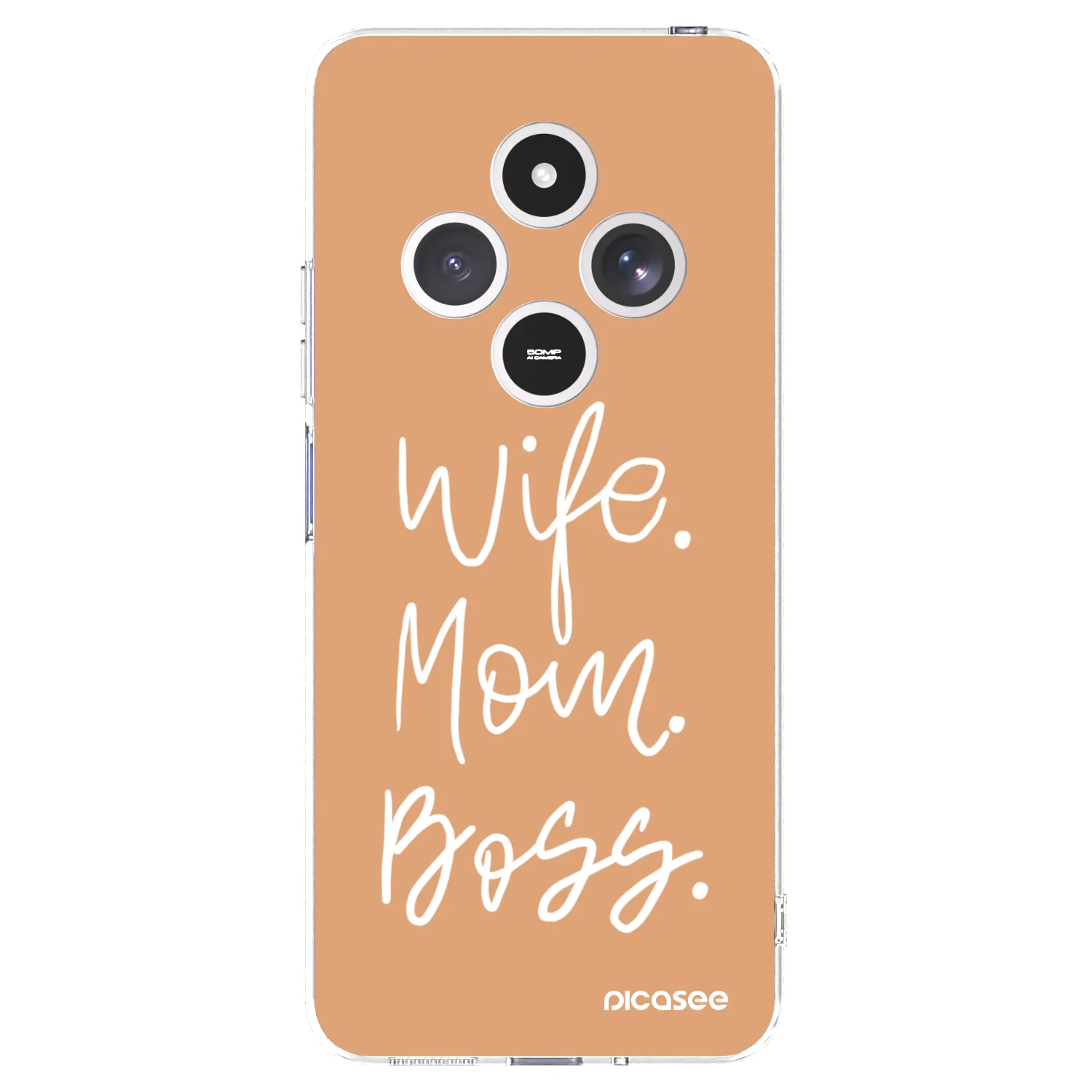 Picasee silikónový prehľadný obal pre Xiaomi Redmi 14C - Boss Mama