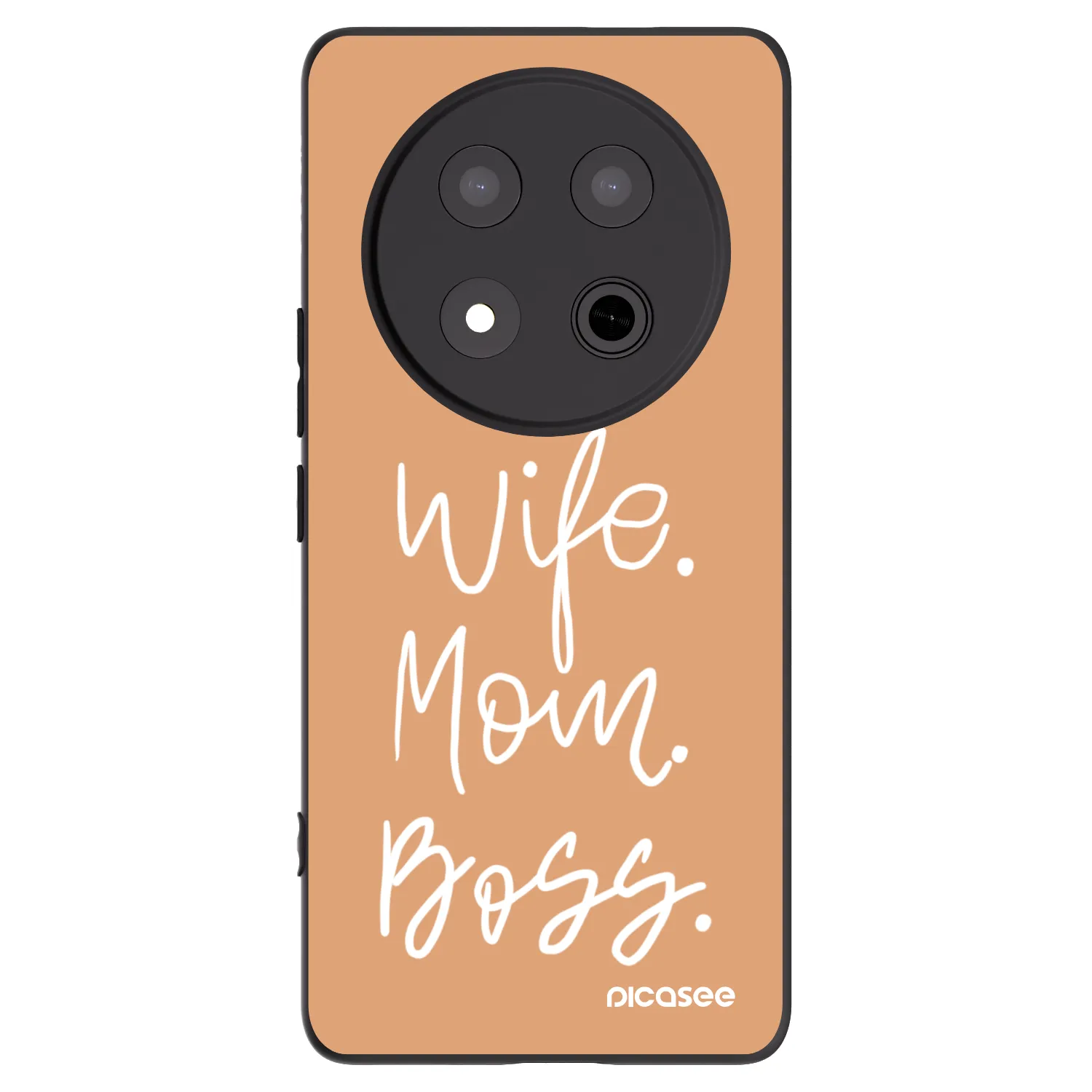 Picasee silikónový čierny obal pre Honor Magic7 Lite 5G - Boss Mama