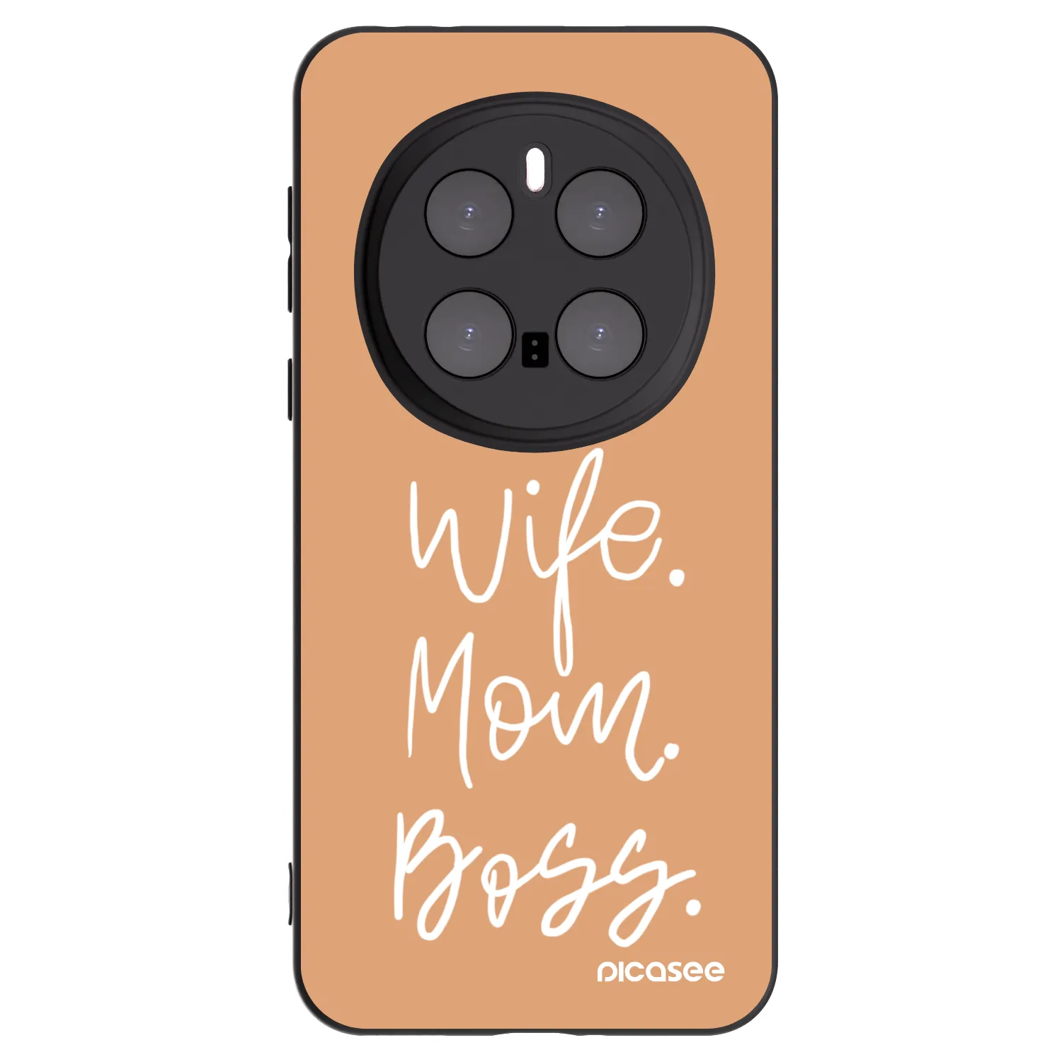 Picasee silikónový čierny obal pre Honor Magic7 Pro 5G - Boss Mama