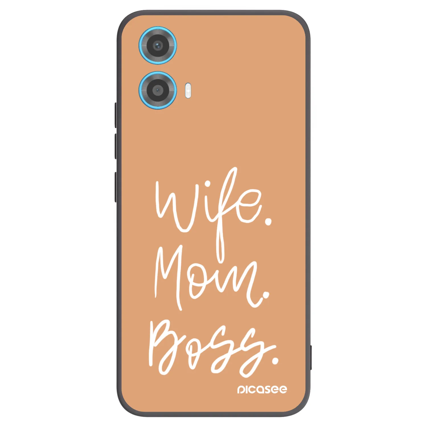 Picasee silikónový čierny obal pre Motorola Moto G34 5G - Boss Mama