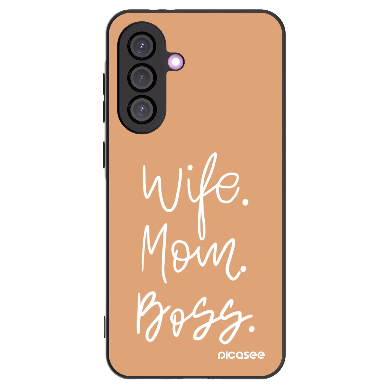 Picasee silikónový čierny obal pre Samsung Galaxy A56 5G A566B - Boss Mama