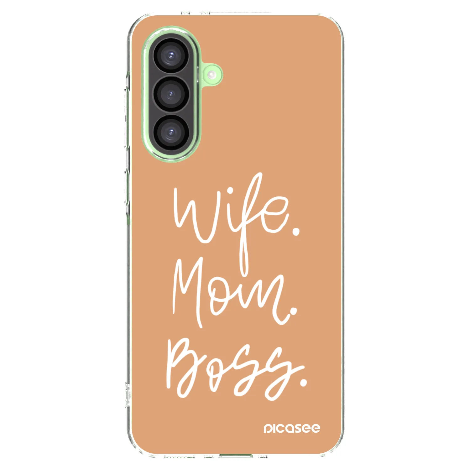 Picasee silikónový prehľadný obal pre Samsung Galaxy A26 5G A266B - Boss Mama