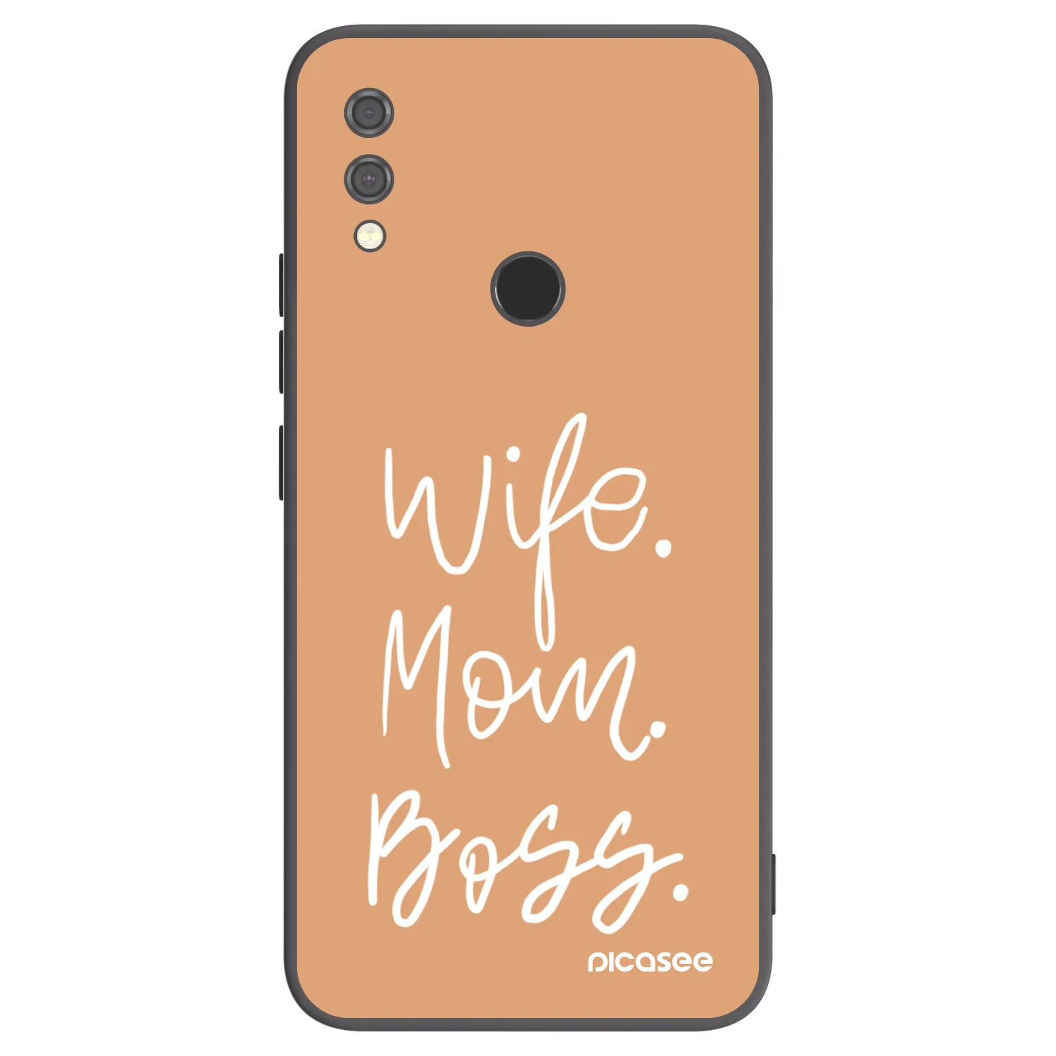 Picasee silikónový čierny obal pre Xiaomi Redmi Note 7 - Boss Mama