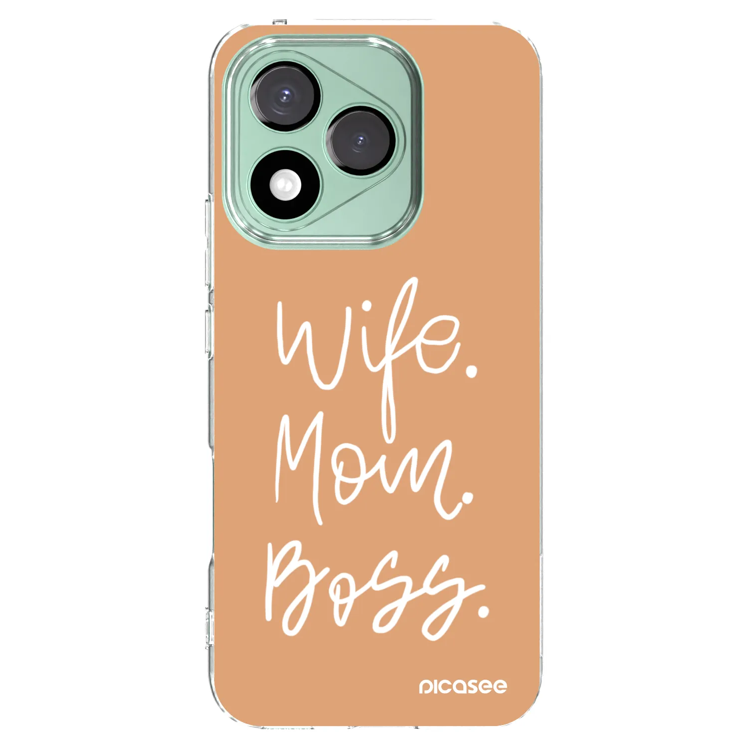 Picasee silikónový prehľadný obal pre Honor 400 Lite 5G - Boss Mama