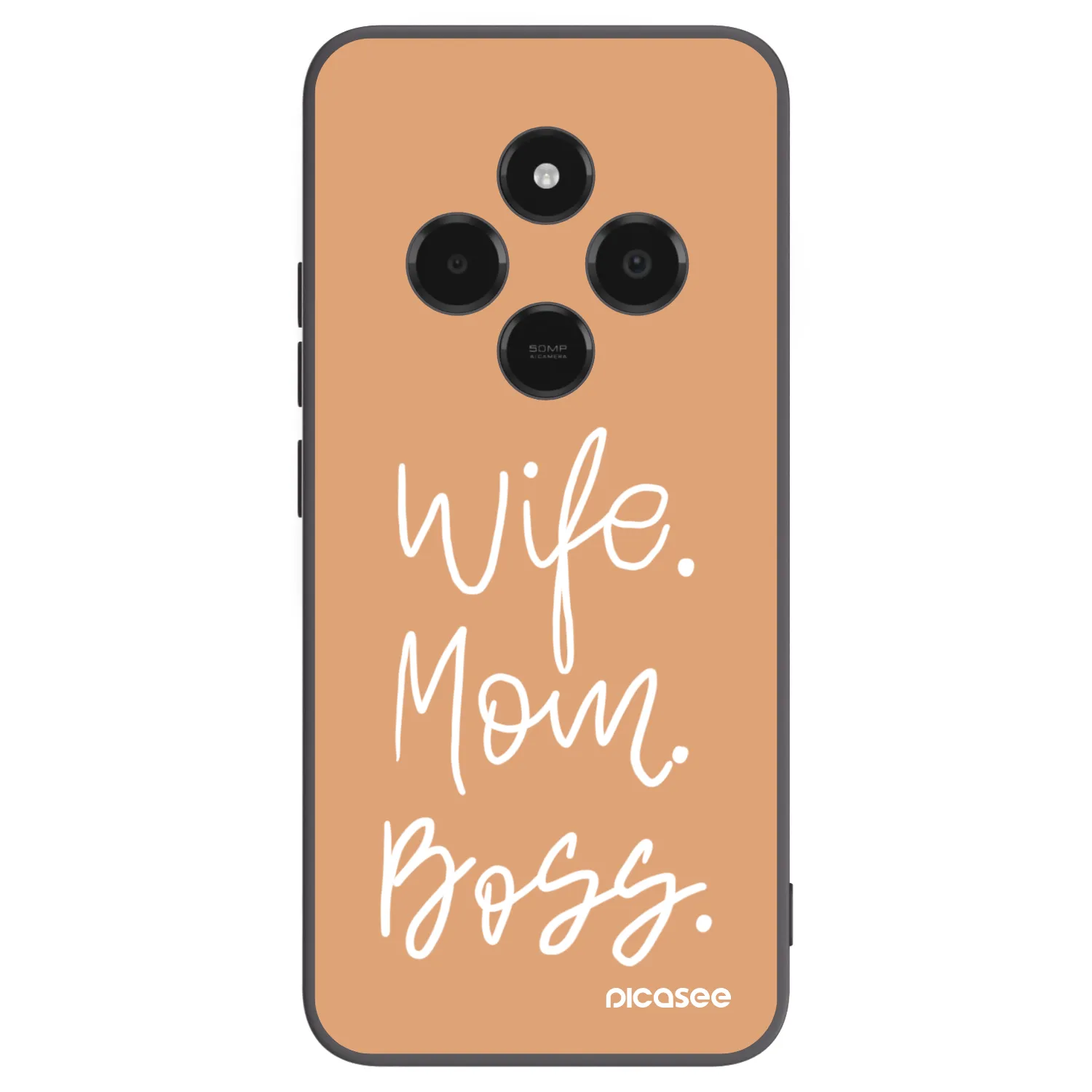 Picasee silikónový čierny obal pre Xiaomi Poco C75 - Boss Mama