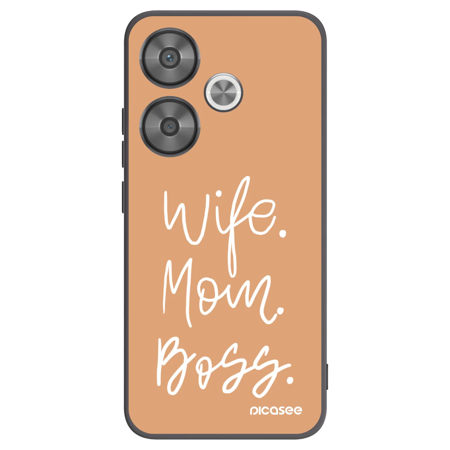 Silikónový čierny obal pre Xiaomi Poco F6 - Boss Mama