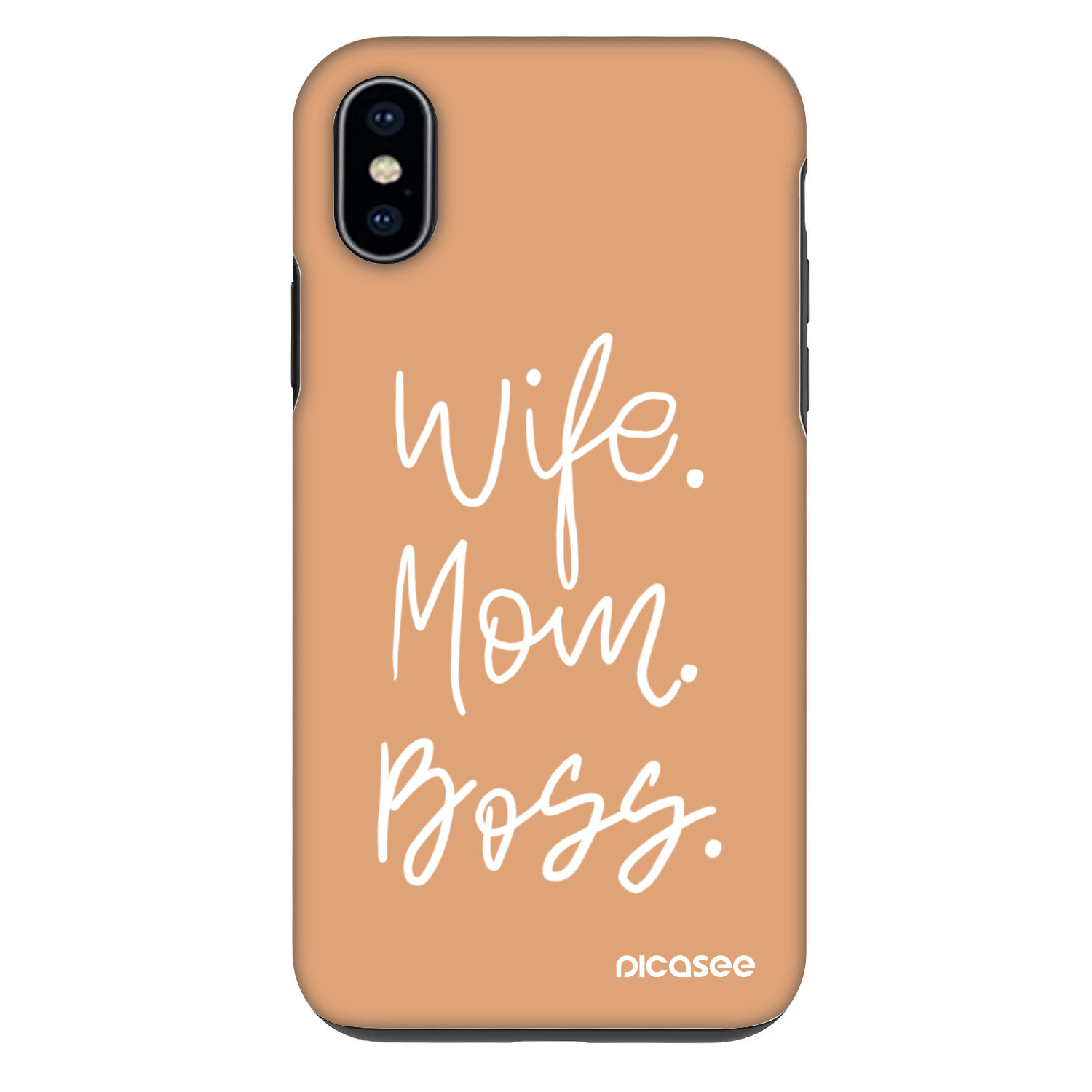 Picasee Fashion Case pre Apple iPhone X/XS - Boss Mama