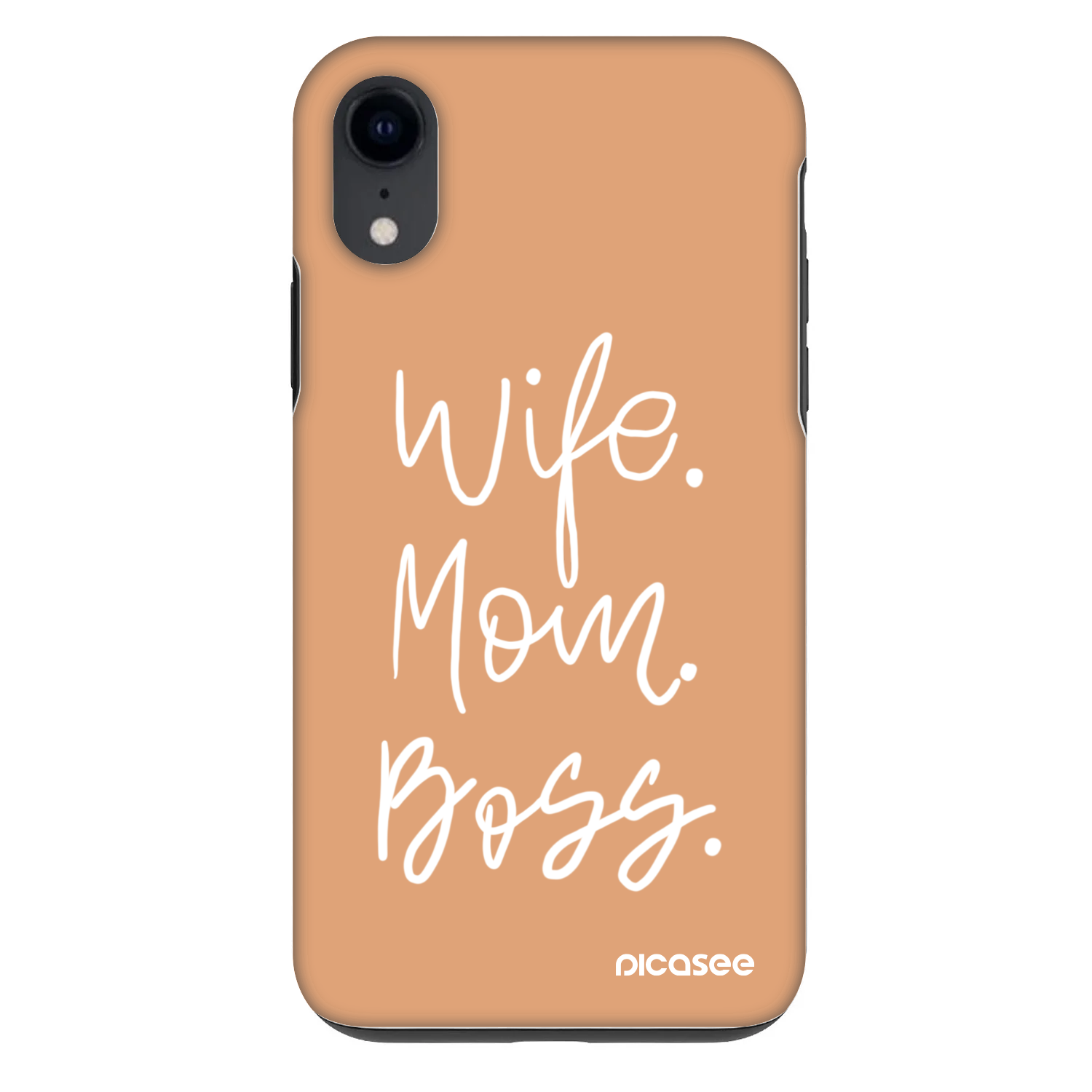 Picasee Fashion Case pre Apple iPhone XR - Boss Mama