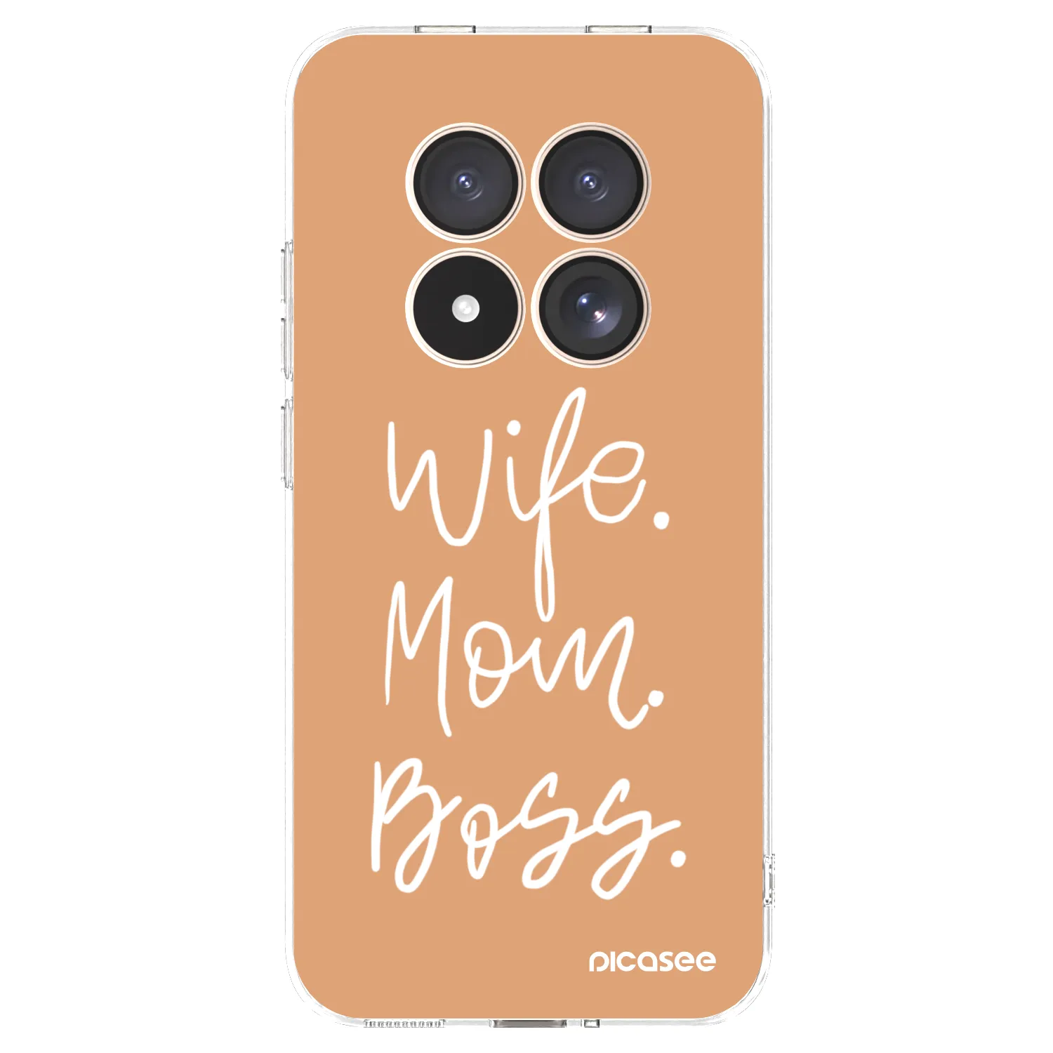 Picasee silikónový prehľadný obal pre Xiaomi Redmi Note 15 Pro 4G - Boss Mama
