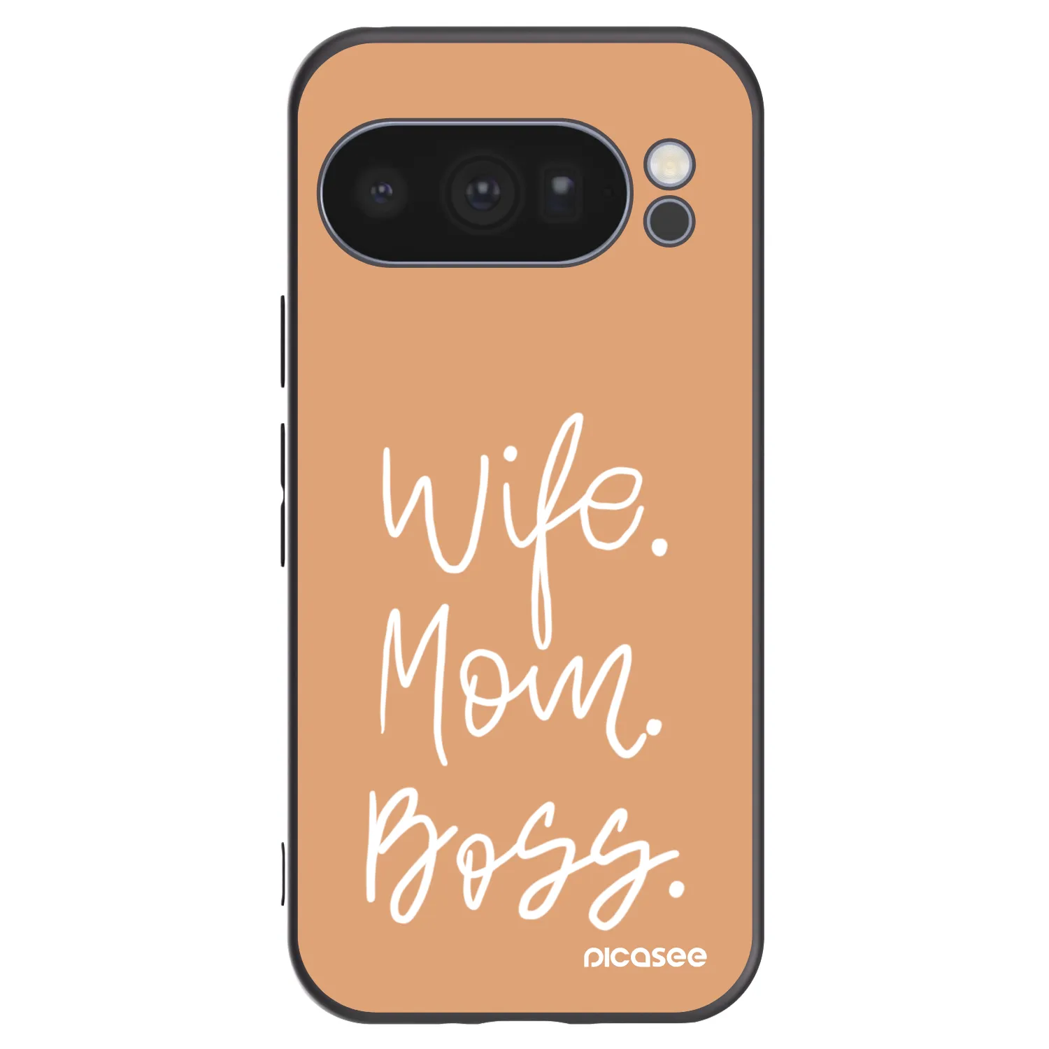 Silikónový čierny obal pre Google Pixel 10 Pro - Boss Mama